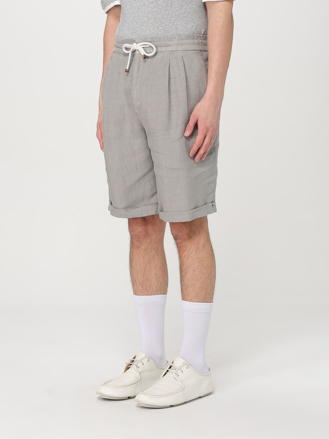 BRUNELLO CUCINELLI SHORTS: Short men Brunello Cucinelli, Grey - Img 4