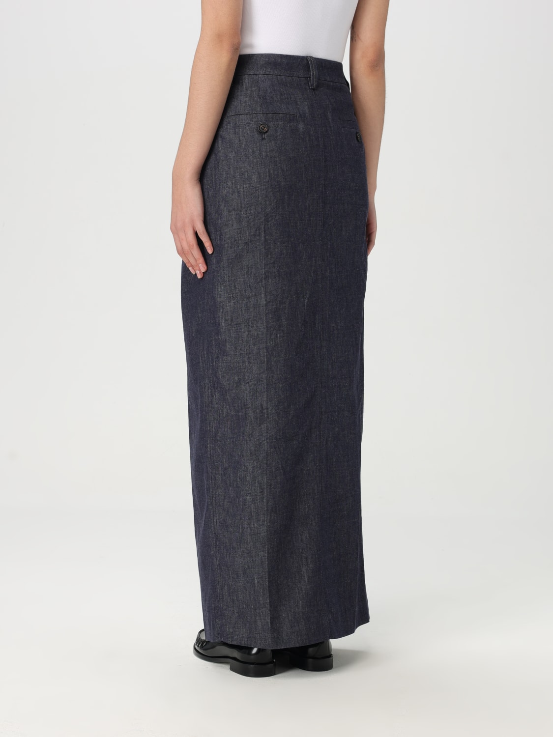 スカート BRUNELLO CUCINELLI Woman Skirt Blue MA782G3818 C001 BRUNELLO CUCINELLI: Skirt woman - Blue | Brunello Cucinelli