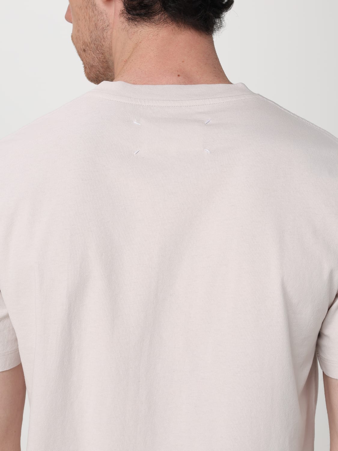 Tシャツ・カットソー MAISON MARGIELA Men T-shirt Ecru S50GC0710S23973 968 MAISON MARGIELA: T-shirt men - Ecru | Maison Margiela t