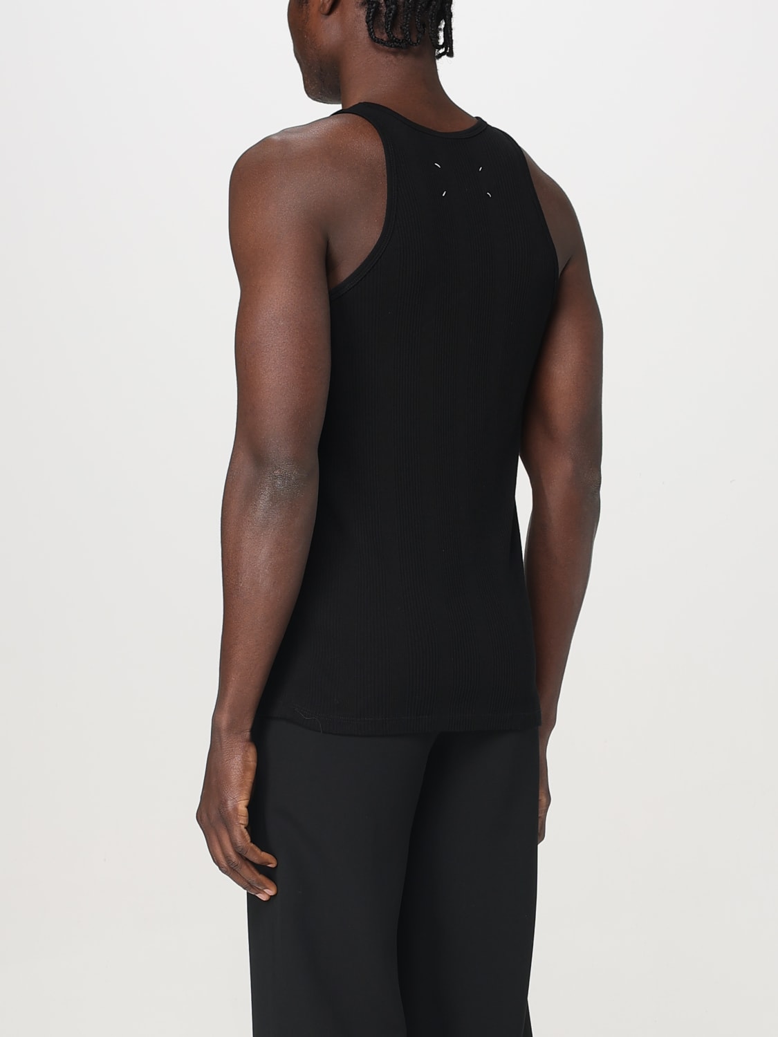 MAISON MARGIELA: T-shirt men - Black | Maison Margiela t