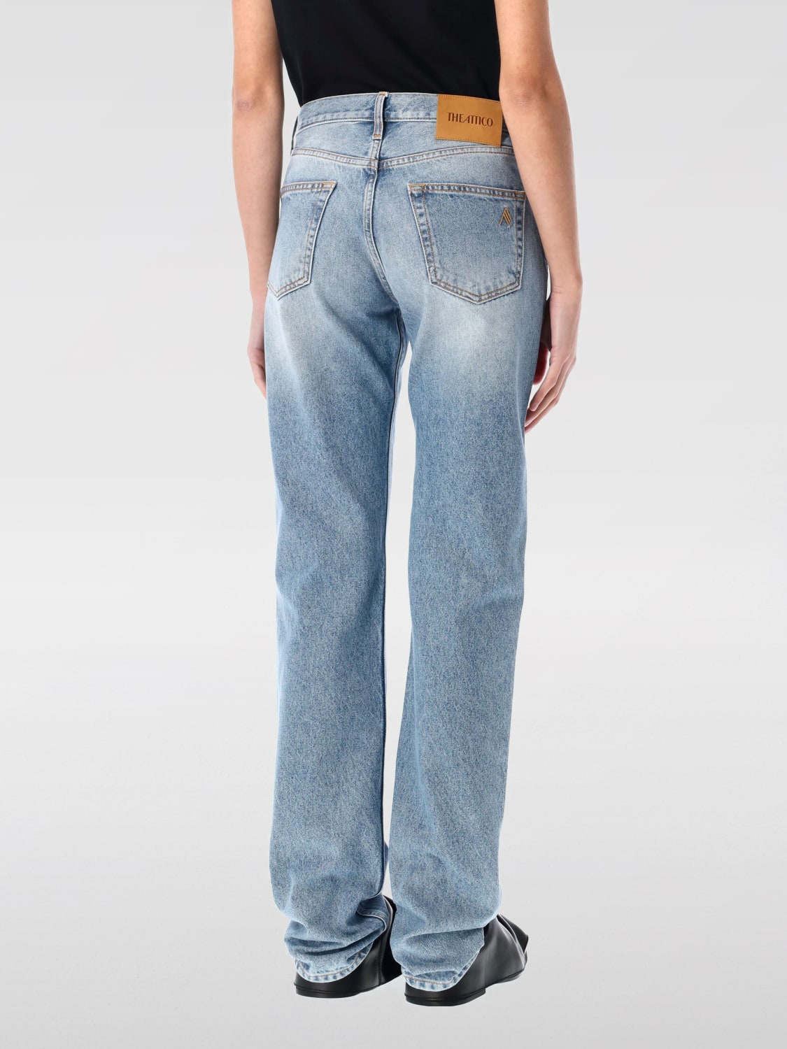 デニム・ジーパン THE ATTICO JEANS (250WCP00073DDD085) THE ATTICO:ジーンズ レディース - ブルー | GIGLIO.COM