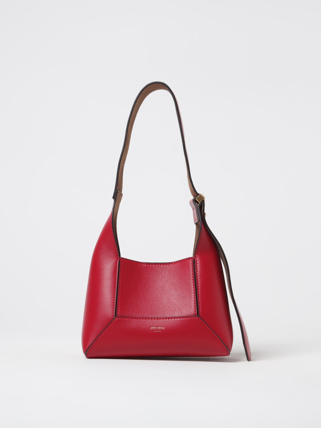 JIMMY CHOO BORSA MINI: Borsa Diamond Jimmy Choo in pelle , Rosso - Img 1