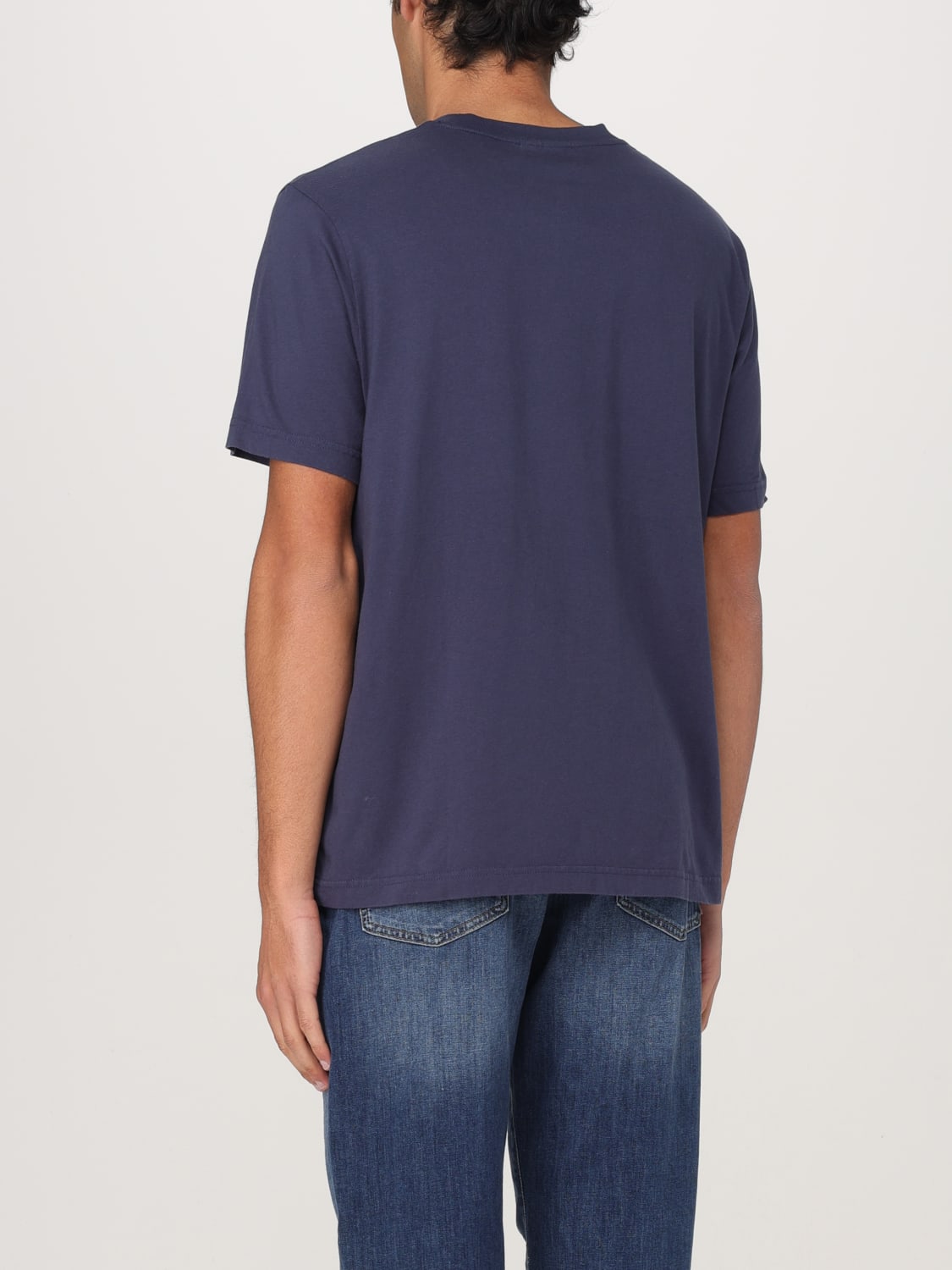 MAISON KITSUNÉ T-SHIRT: T-shirt men Maison KitsunÉ, Blue - Img 2