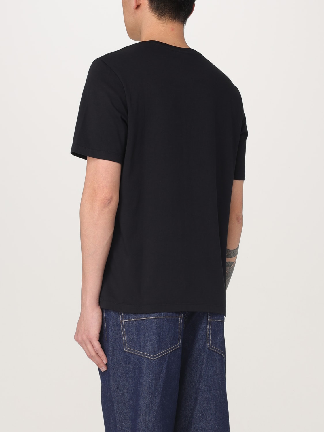 MAISON KITSUNÉ T-SHIRT: T-shirt men Maison KitsunÉ, Black - Img 2