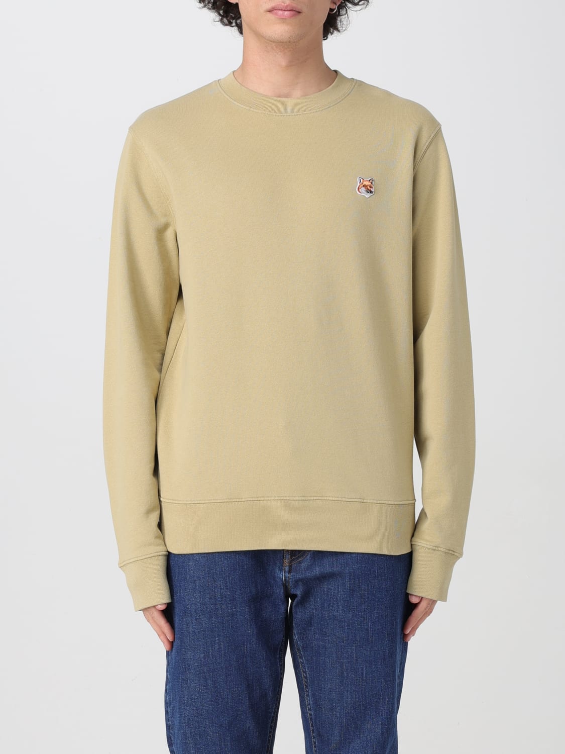 MAISON KITSUNÉ SWEATSHIRT: Sweatshirt men Maison KitsunÉ, Green - Img 1