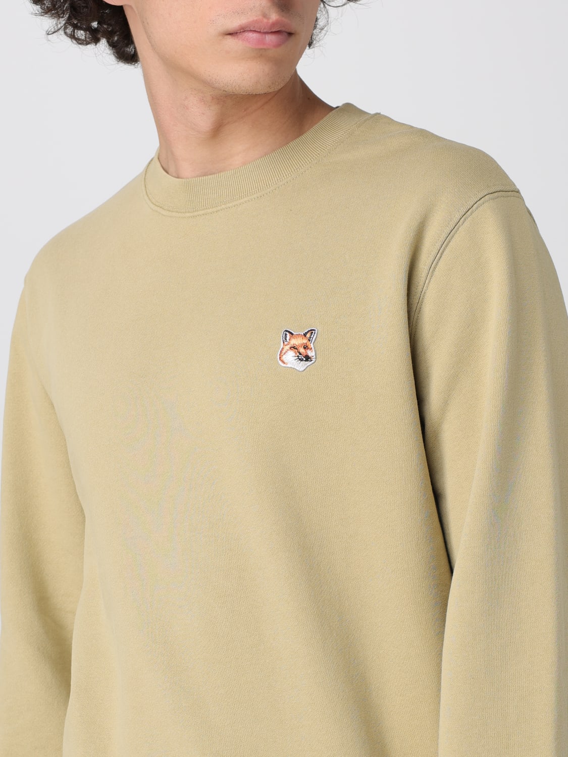 MAISON KITSUNÉ SWEATSHIRT: Sweatshirt men Maison KitsunÉ, Green - Img 3