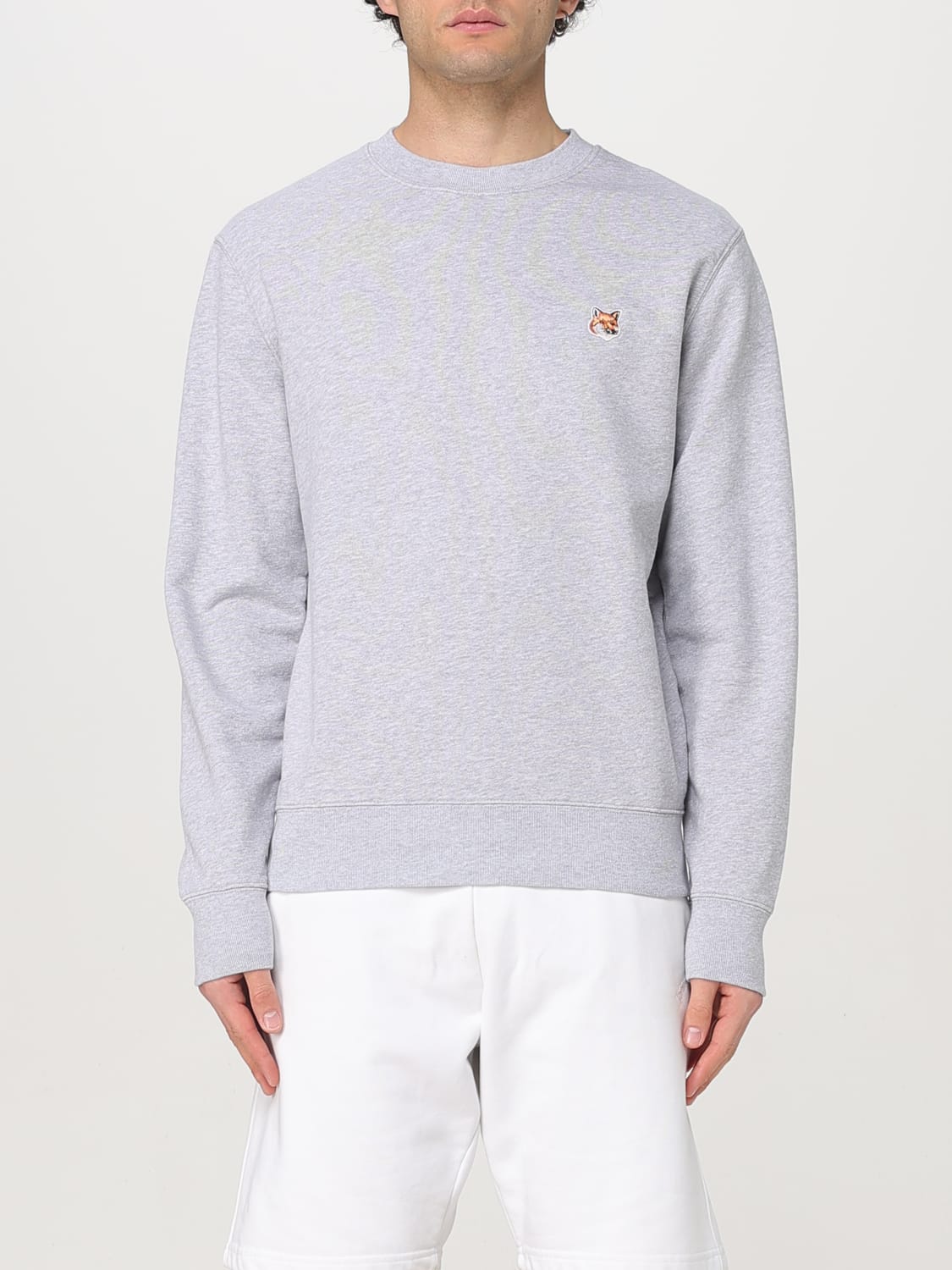 MAISON KITSUNÉ SUDADERA: Sudadera hombre Maison KitsunÉ, Gris - Img 1