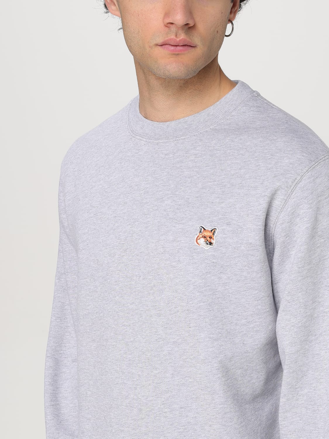 MAISON KITSUNÉ SUDADERA: Sudadera hombre Maison KitsunÉ, Gris - Img 3