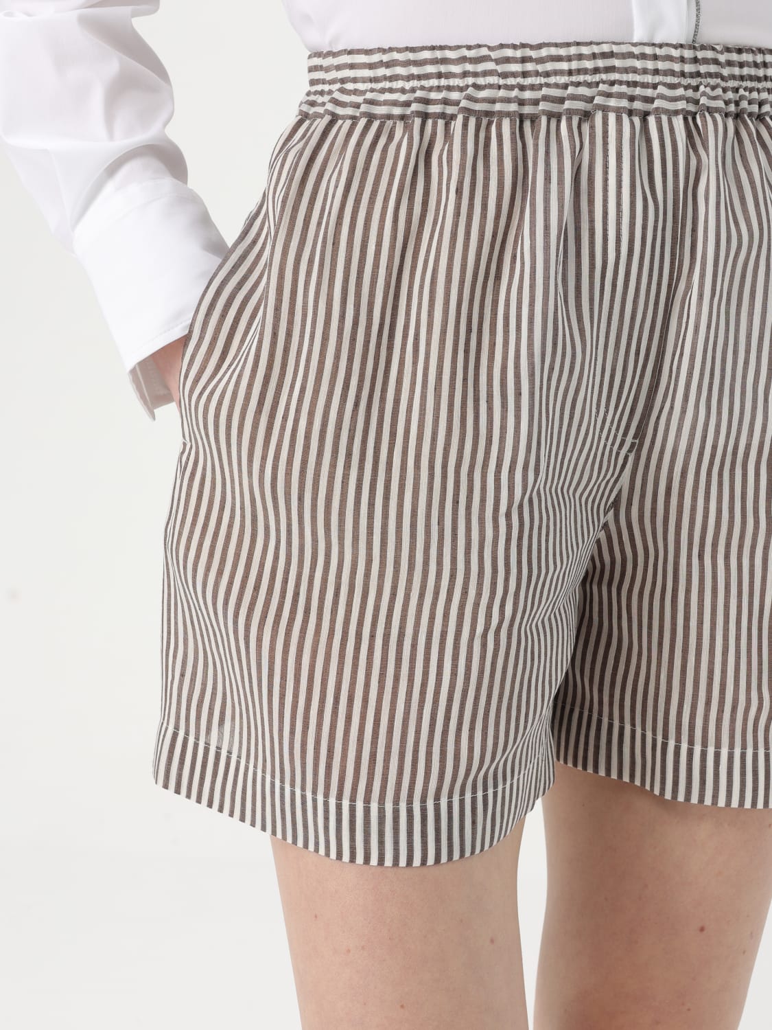 ショートパンツ BRUNELLO CUCINELLI Woman Short Multicolor MH756NL499 C007 BRUNELLO CUCINELLI: Short woman - Multicolor | Brunello