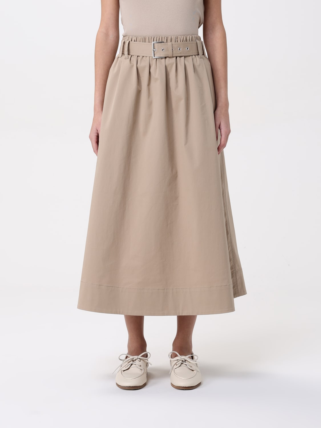 スカート BRUNELLO CUCINELLI Woman Skirt Beige ML138G3753 C2910 BRUNELLO CUCINELLI: Skirt woman - Beige | Brunello Cucinelli