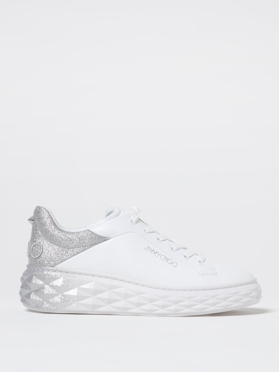 スニーカー JIMMY CHOO Woman Sneakers White DIAMONDMAXIFIIIVR WHITE JIMMY CHOO: Sneakers woman - White | Jimmy Choo sneakers