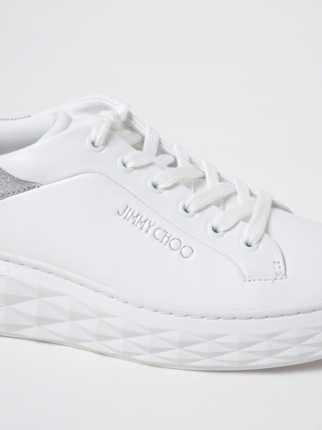 スニーカー JIMMY CHOO Woman Sneakers White DIAMONDMAXIFIIIVR WHITE JIMMY CHOO: Sneakers woman - White | Jimmy Choo sneakers