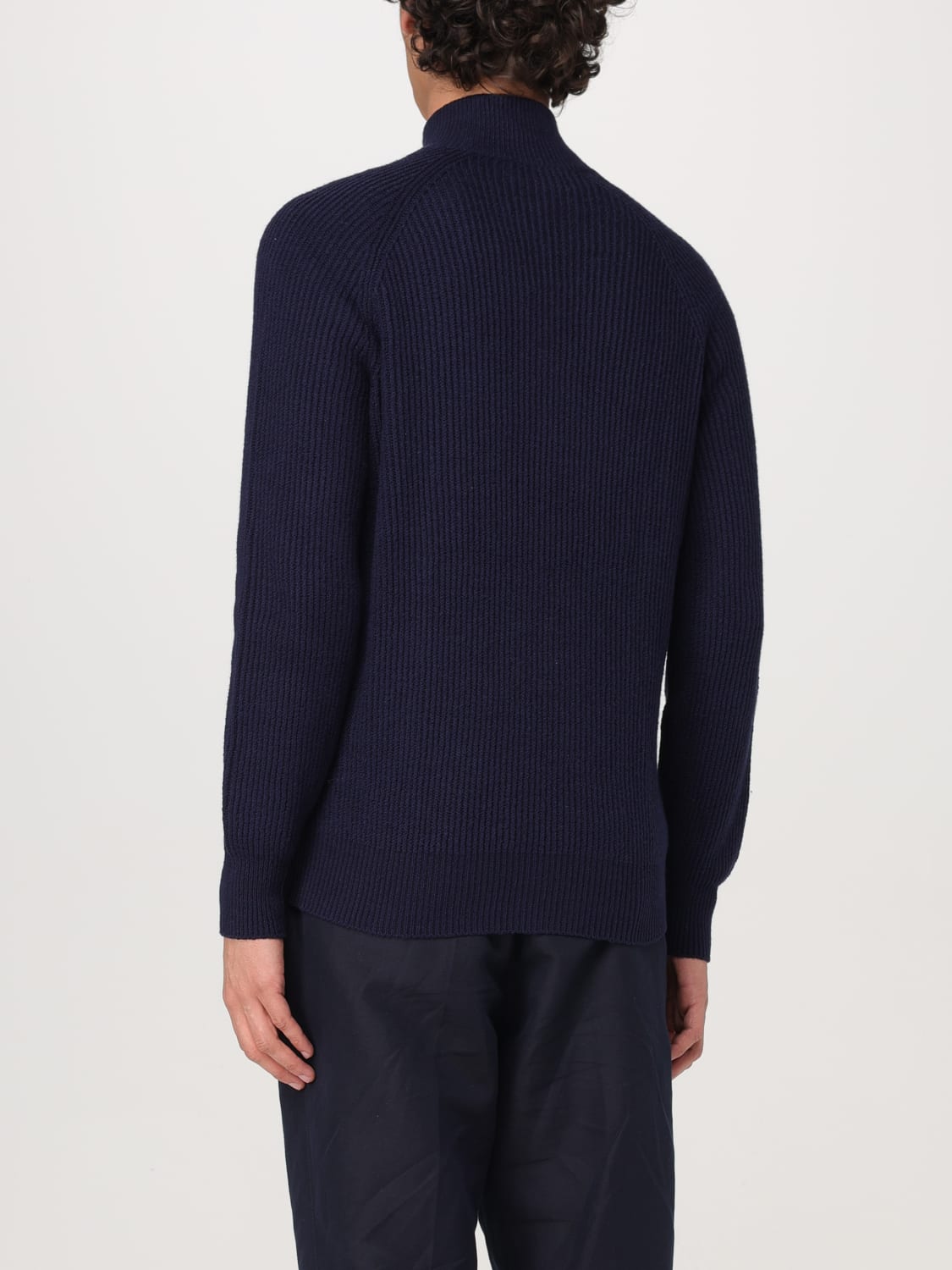 BRUNELLO CUCINELLI SWEATER: Cardigan men Brunello Cucinelli, Blue - Img 3