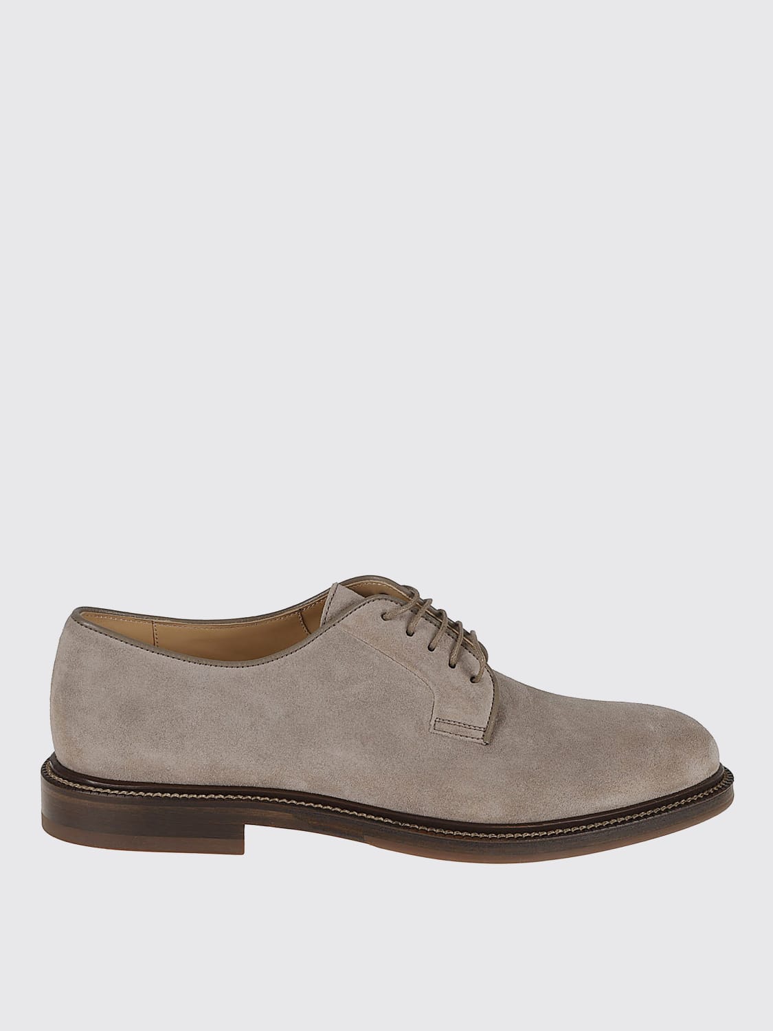 BRUNELLO CUCINELLI BROGUE SHOES: Shoes men Brunello Cucinelli, Beige - Img 1