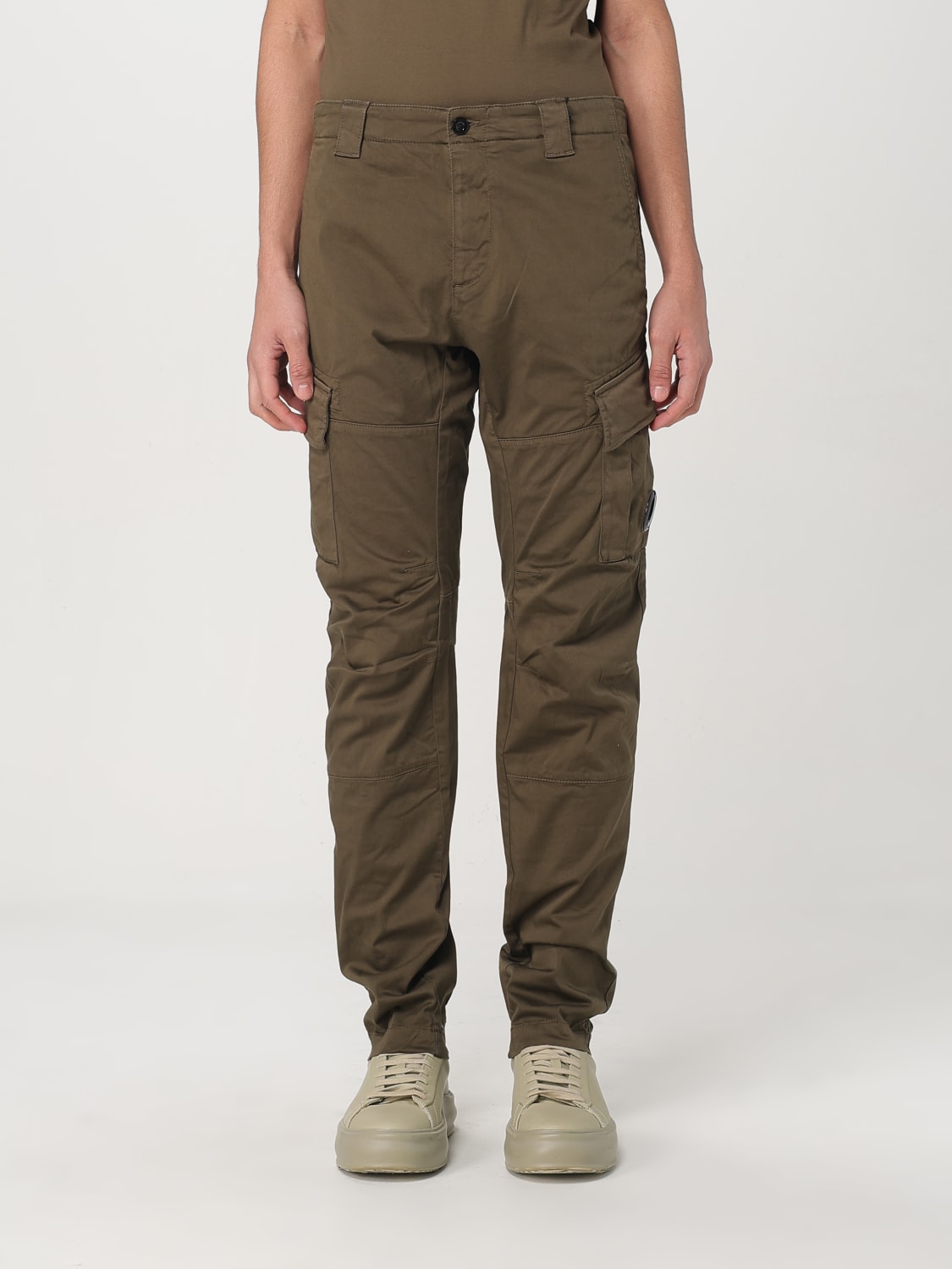 パンツ・ボトムスその他 C.P. COMPANY Men Pants Green 18CMPA056A005694G 683 C.P. COMPANY: Pants men - Green | C.P. Company pants