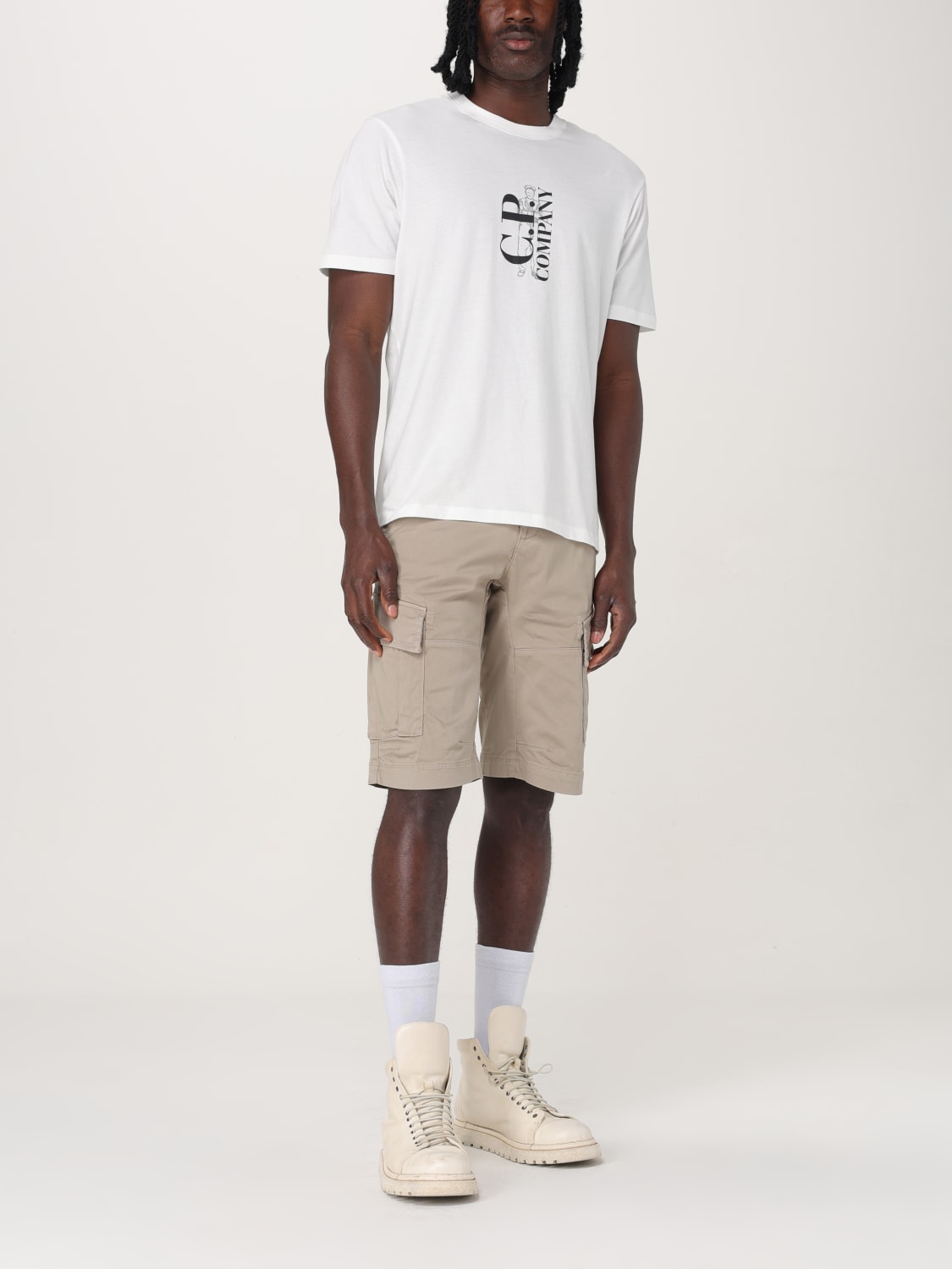 C.P. COMPANY SHORTS: Short men C.P. Company, Kaki - Img 2