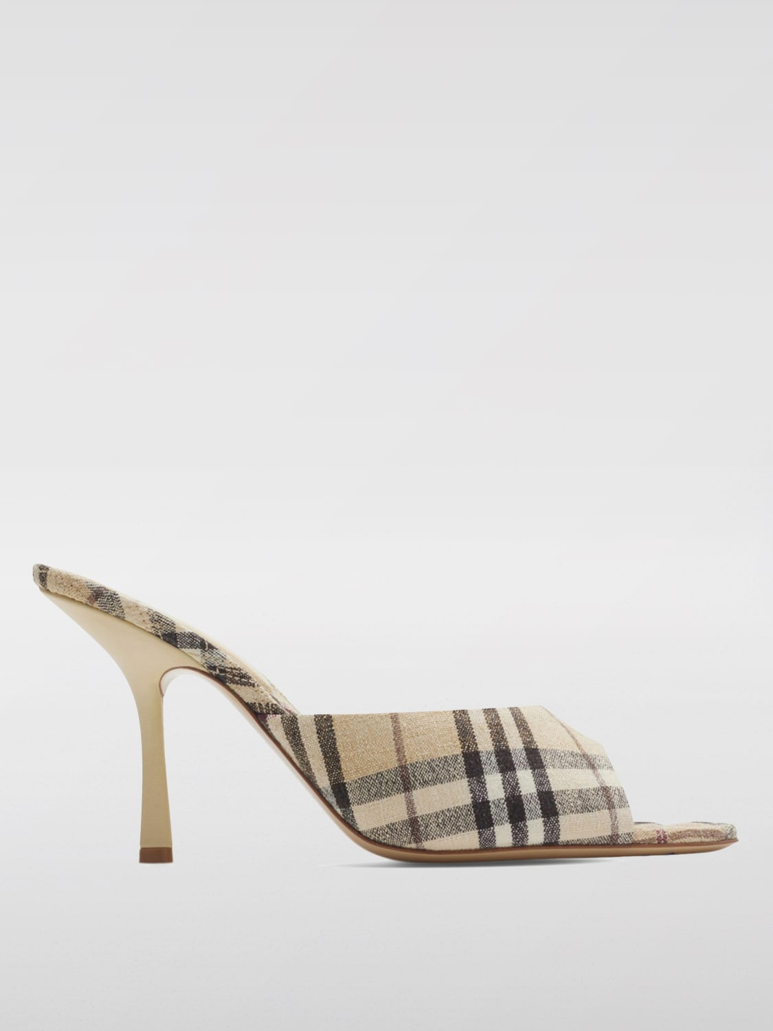 シューズ・サンダルその他 BURBERRY Woman Heeled sandals Beige 8102491 BURBERRY: Heeled sandals woman - Beige | Burberry heeled