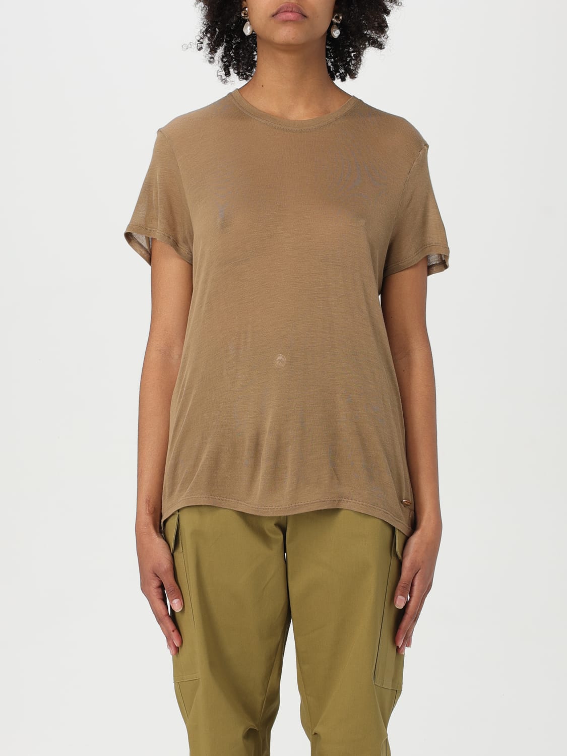 TOM FORD T-SHIRT: T-shirt woman Tom Ford, Brown - Img 1