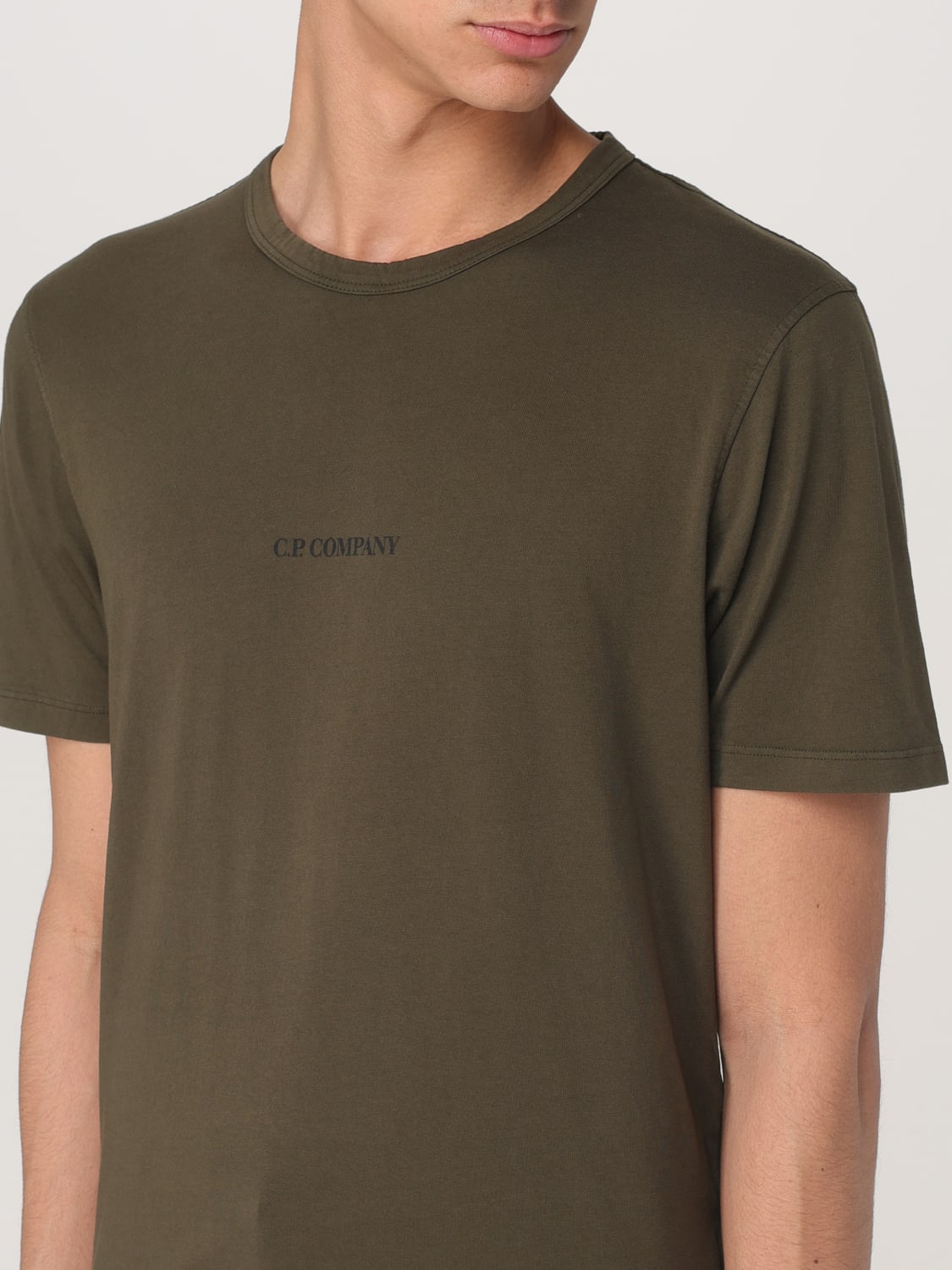 Tシャツ・カットソー C.P. COMPANY Men T-shirt Green 18CMTS085A005431G 683 C.P. COMPANY: T-shirt men - Green | C.P. Company t-shirt