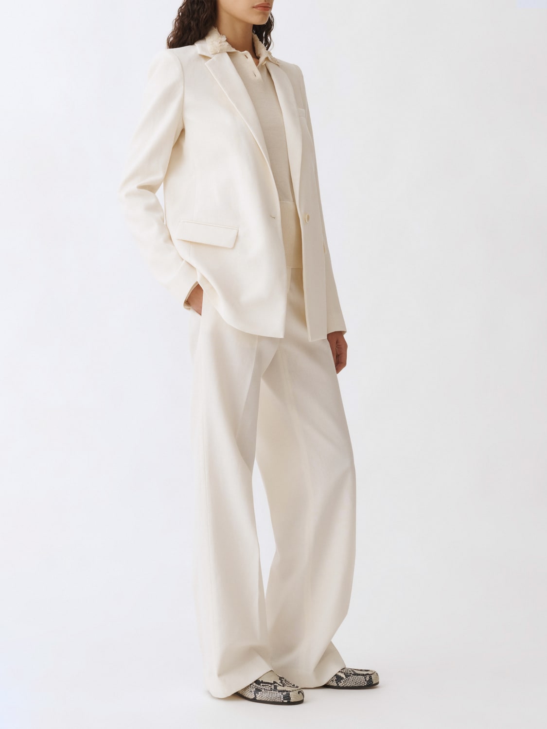 アウターその他 FABIANA FILIPPI Woman Blazer White GCD265F315D822 0149 FABIANA FILIPPI: Jacket woman - White | Fabiana Filippi