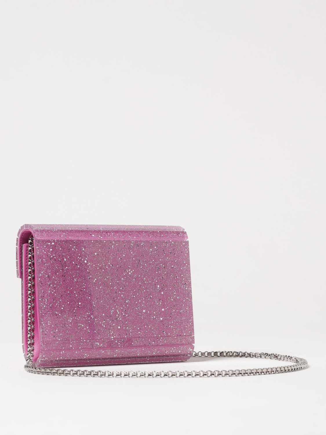 JIMMY CHOO: Clutch woman - Pink | Jimmy Choo clutch CANDYDVU