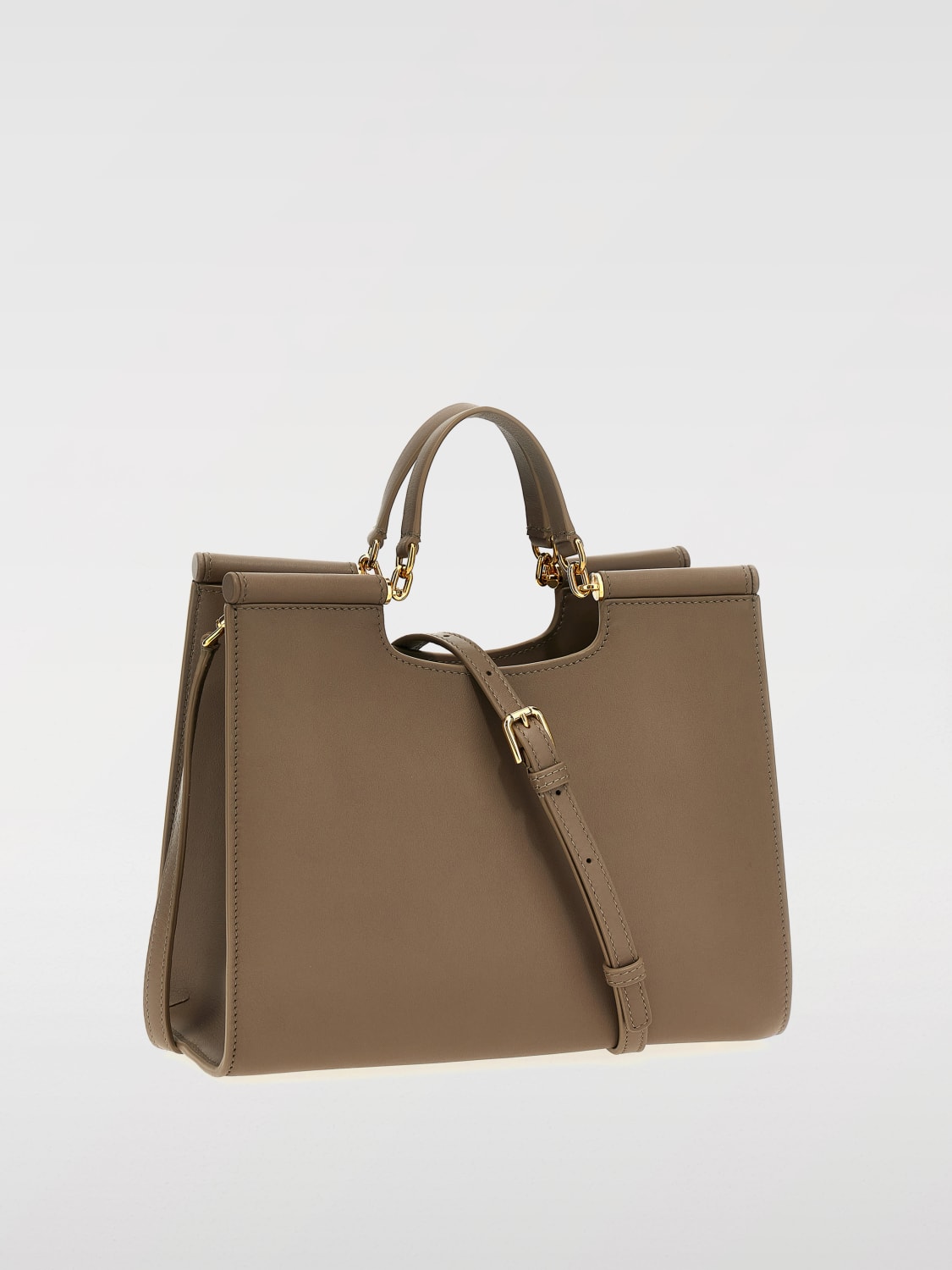 DOLCE & GABBANA SAC À MAIN: Sac porté épaule femme Dolce & Gabbana, Gris - Img 2