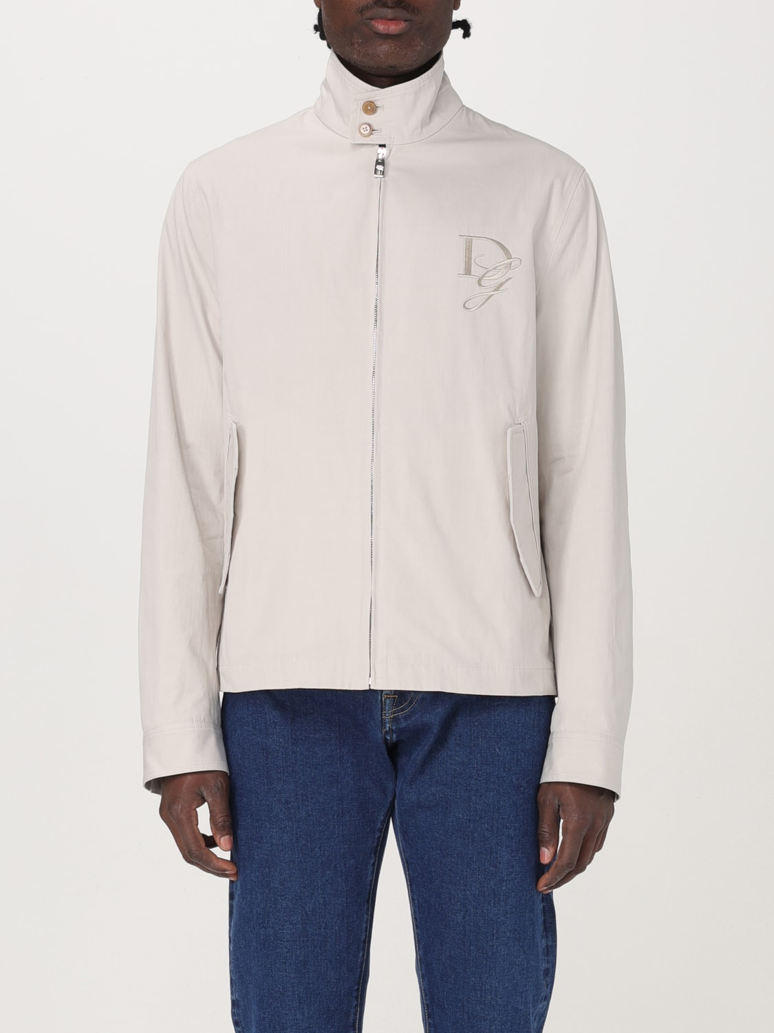 DOLCE & GABBANA JACKET: Coat men Dolce & Gabbana, Beige - Img 1