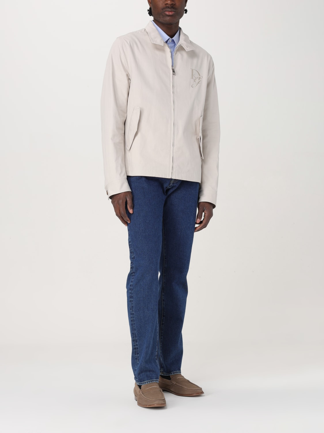 DOLCE & GABBANA JACKET: Coat men Dolce & Gabbana, Beige - Img 2