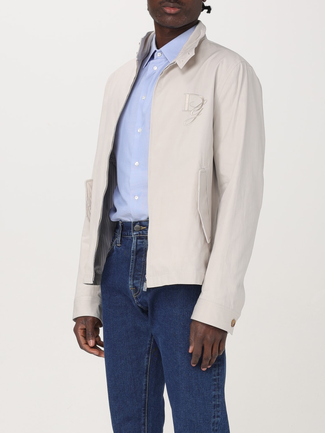 DOLCE & GABBANA JACKET: Coat men Dolce & Gabbana, Beige - Img 4