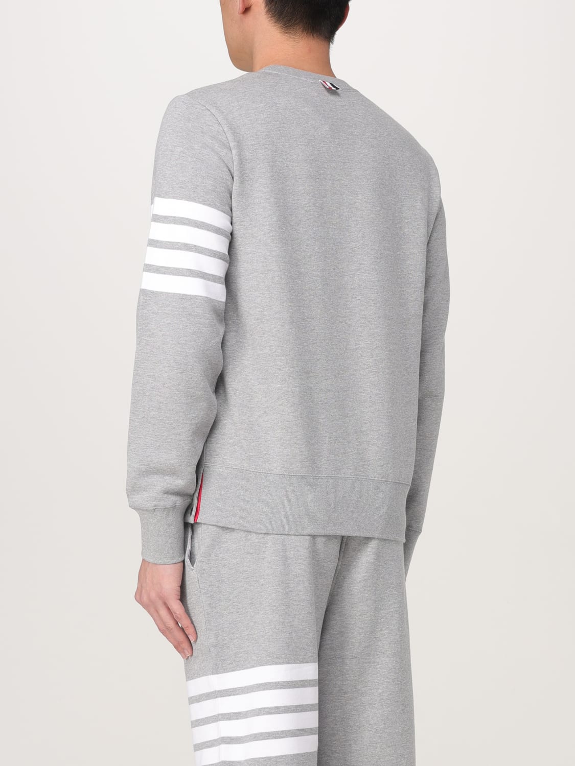 THOM BROWNE SWEATSHIRT: Sweatshirt men Thom Browne, Grey - Img 3