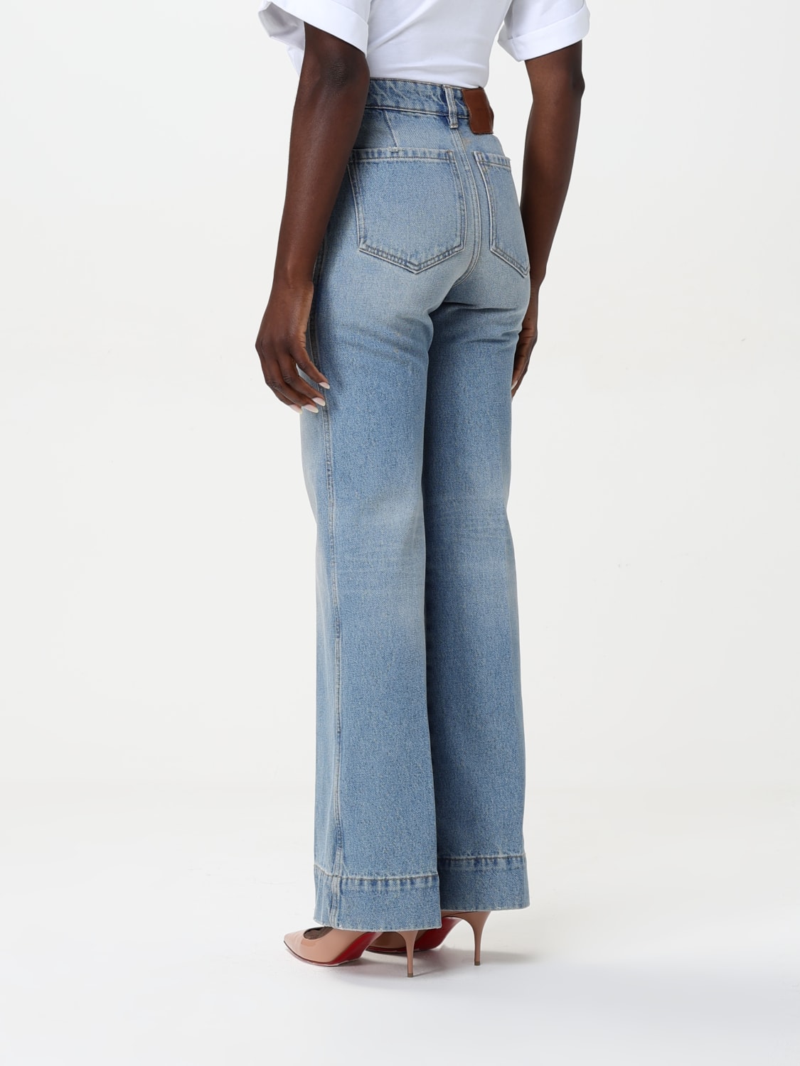 VICTORIA VICTORIA BECKHAM JEANS: Jeans Victoria Victoria Beckham in denim , Blue - Img 3