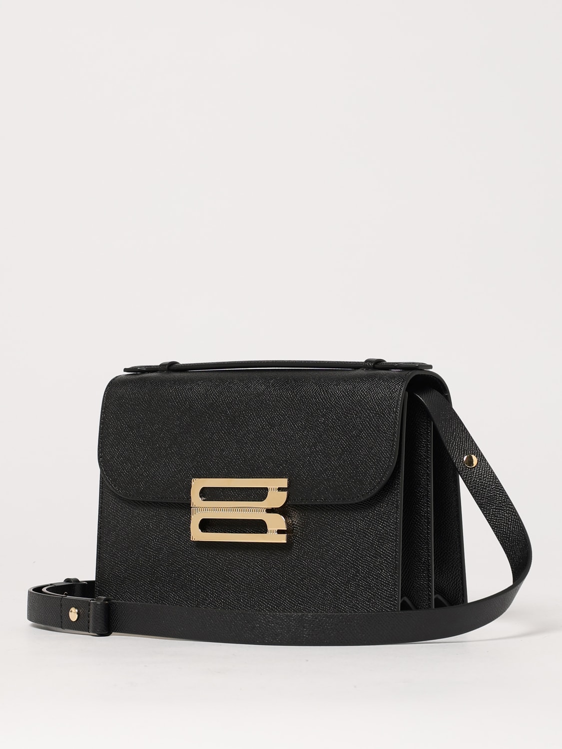 VICTORIA VICTORIA BECKHAM BORSA A MANO: Borsa Dorian Victoria Victoria Beckham in pelle a grana , Nero - Img 4