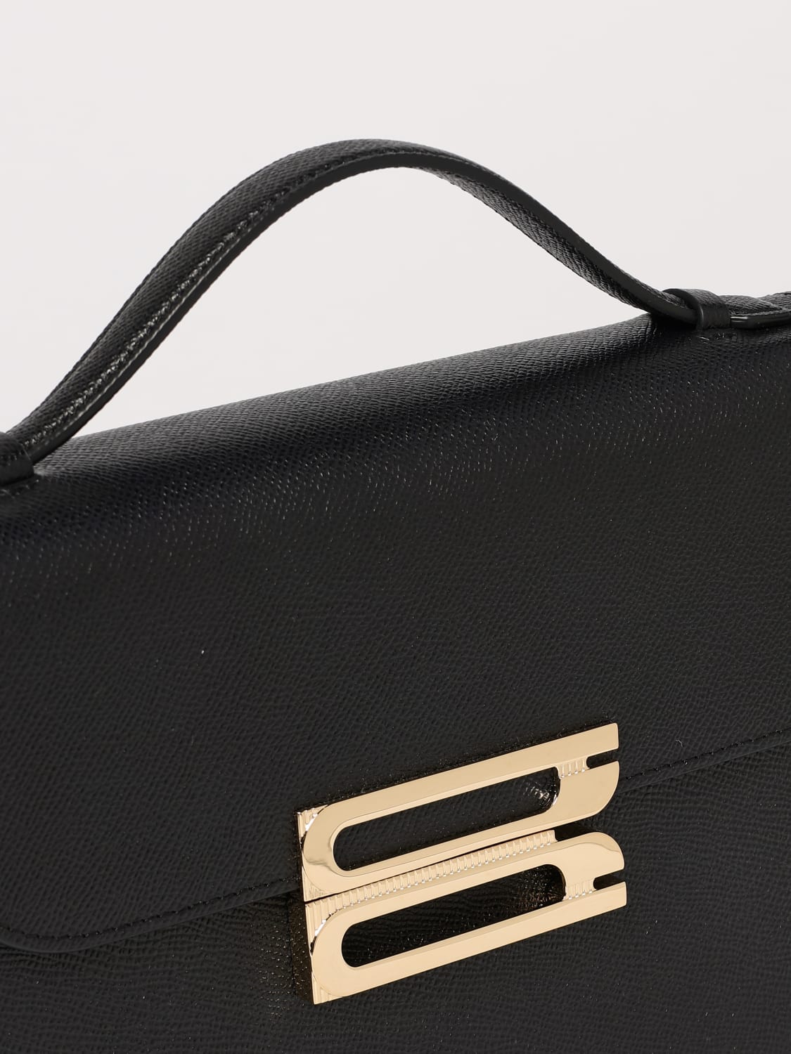 VICTORIA VICTORIA BECKHAM BORSA A MANO: Borsa Dorian Victoria Victoria Beckham in pelle a grana , Nero - Img 5