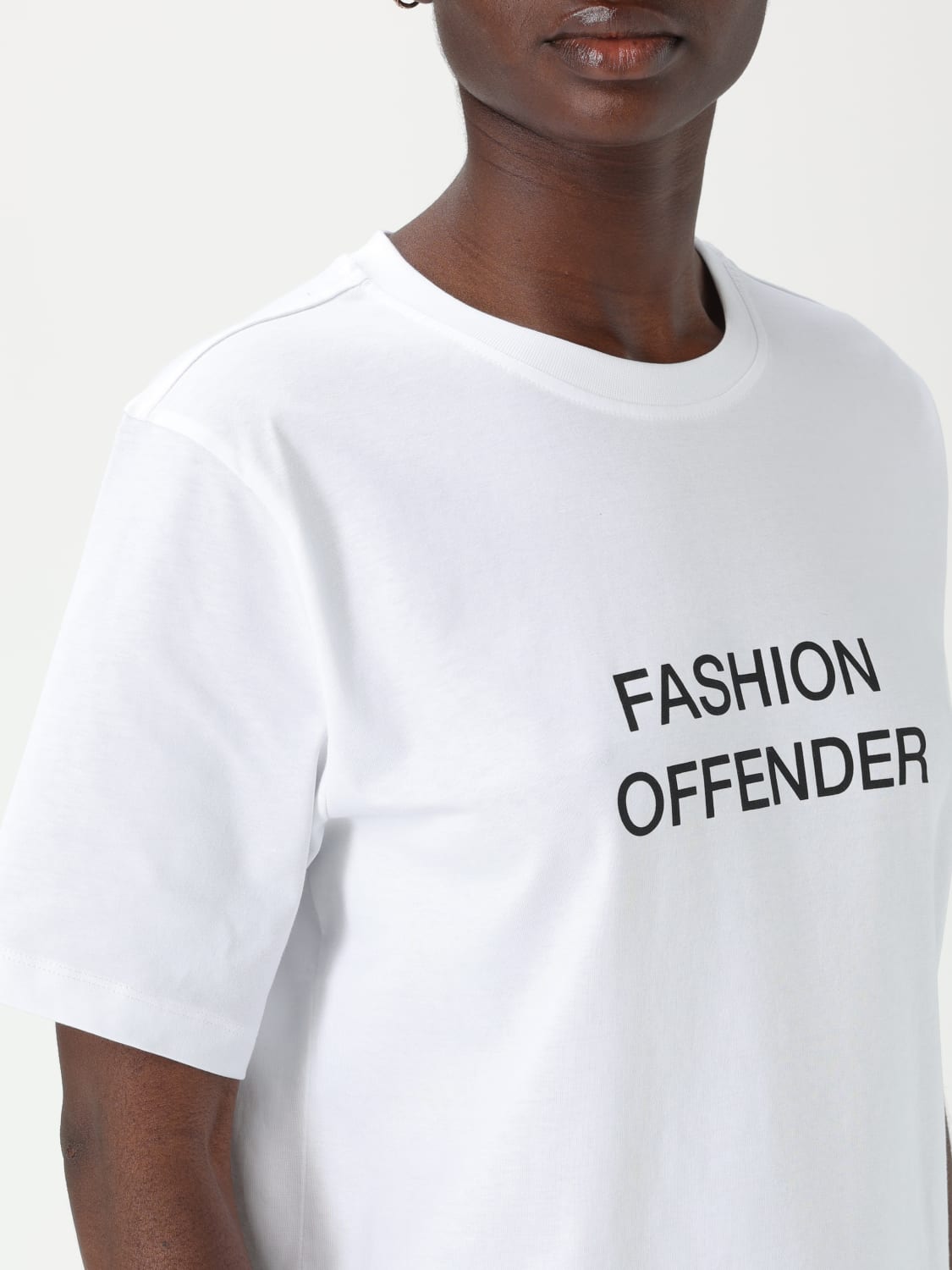 VICTORIA VICTORIA BECKHAM T-SHIRT: T-shirt stampata Victoria Victoria Beckham, Bianco - Img 5