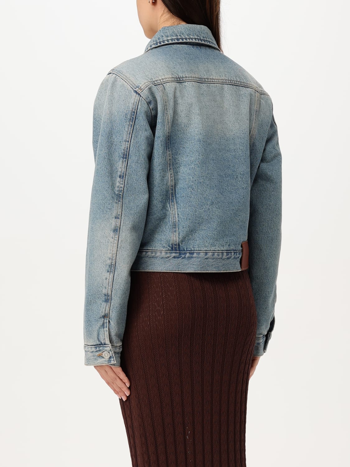 VICTORIA VICTORIA BECKHAM GIACCA: Giacca di jeans Victoria Victoria Beckham, Blue - Img 2