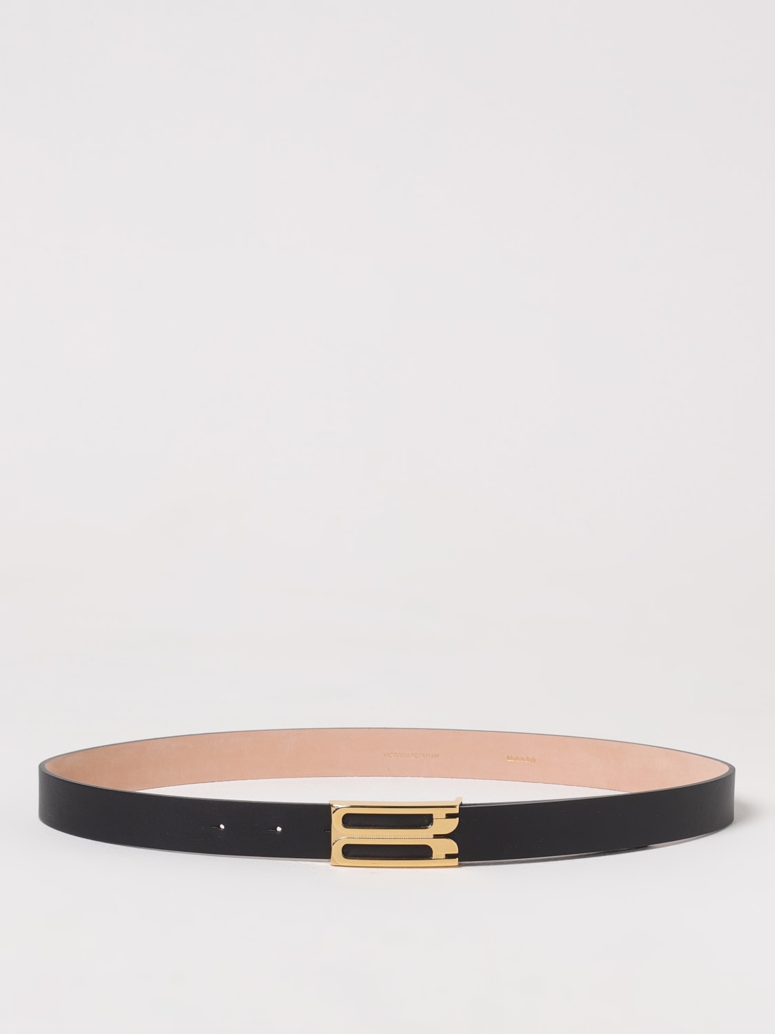 VICTORIA VICTORIA BECKHAM CINTURA: Cintura Jumbo Frame Victoria Victoria Beckham in pelle , Nero - Img 1
