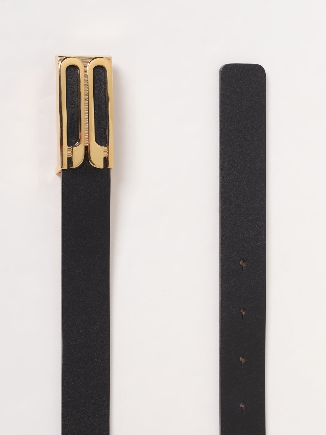 VICTORIA VICTORIA BECKHAM CINTURA: Cintura Jumbo Frame Victoria Victoria Beckham in pelle , Nero - Img 3