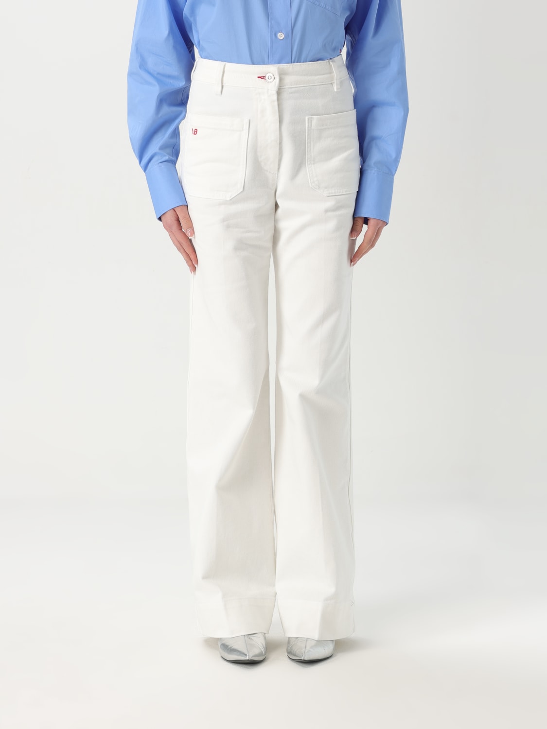 VICTORIA VICTORIA BECKHAM JEANS: Jeans Victoria Victoria Beckham in denim , Blue - Img 1