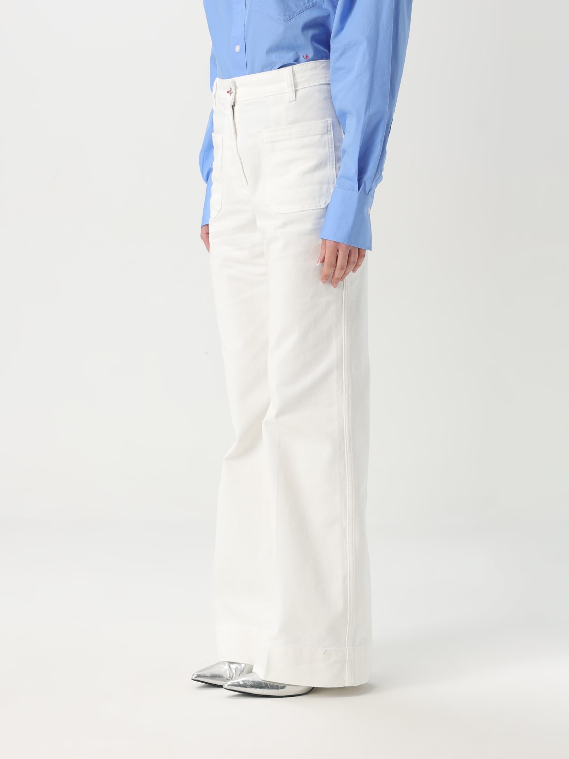 VICTORIA VICTORIA BECKHAM JEANS: Jeans Victoria Victoria Beckham in denim , Blue - Img 4