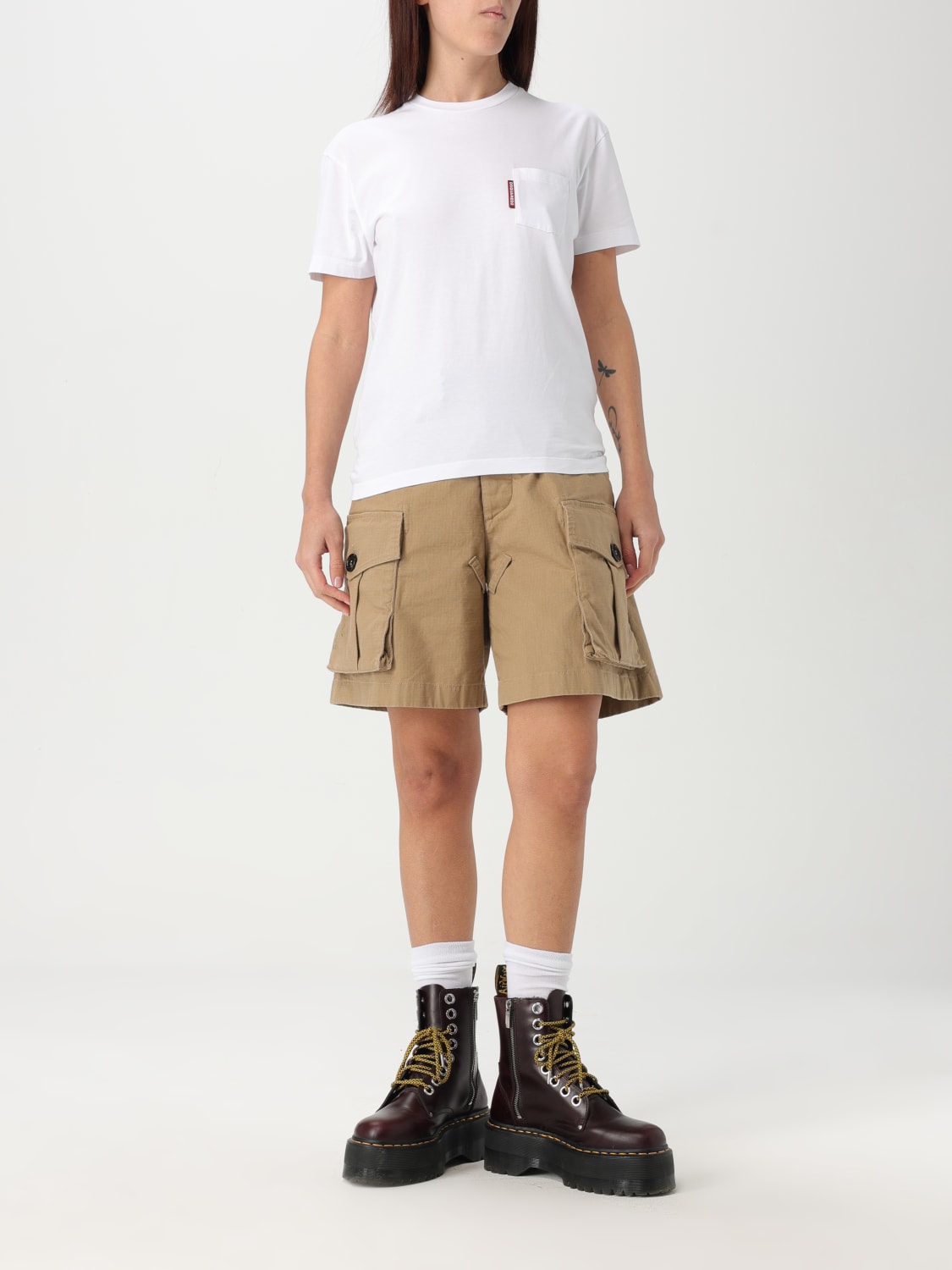 DSQUARED2: T-shirt woman - White 1 | Dsquared2 t-shirt