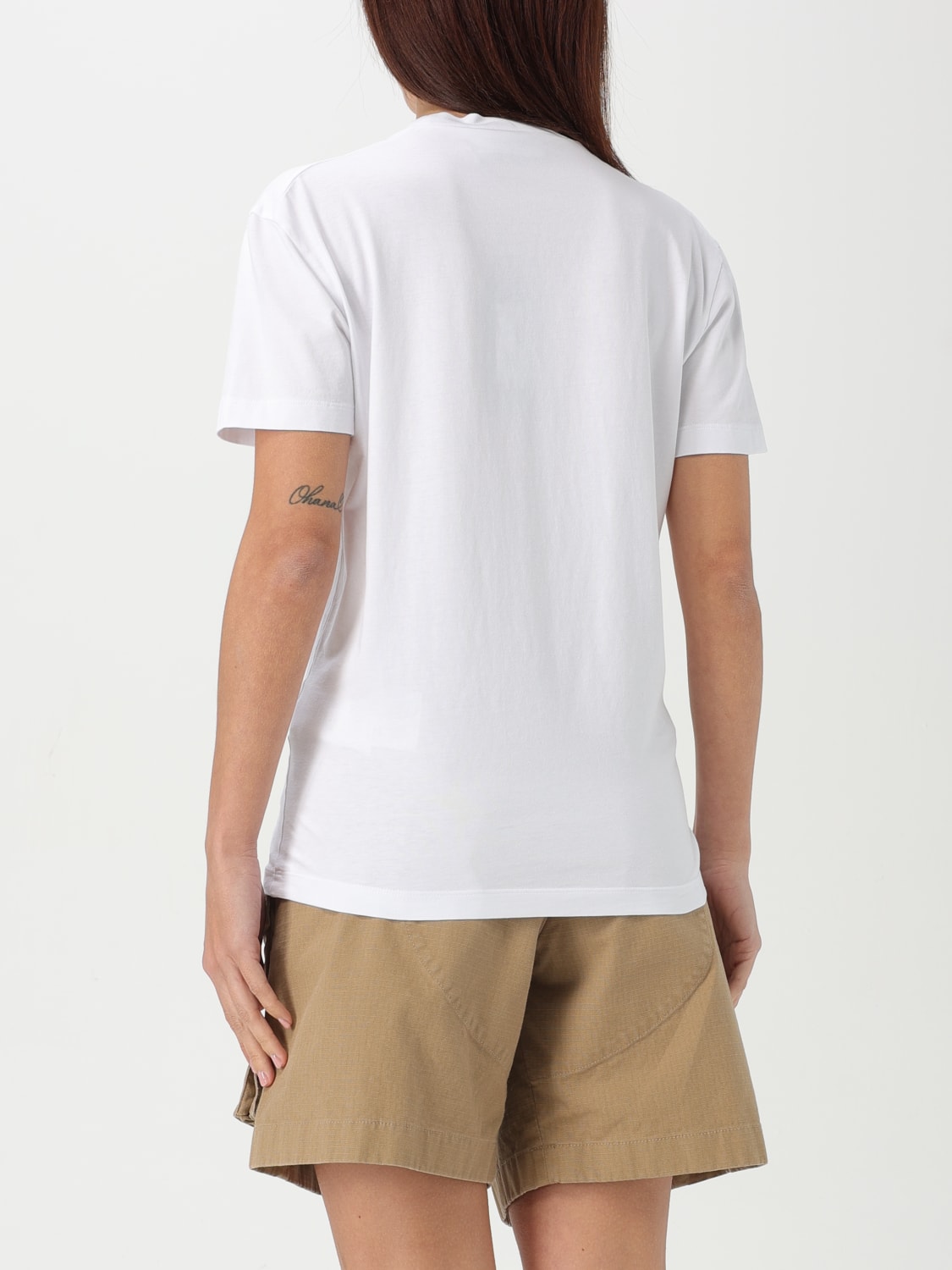 Tシャツ・カットソー DSQUARED2 Woman T-Shirt White S75GD0471D20020 964 Dsquared2 Women's White Short Sleeve T-Shirt US M IT 42 | eBay