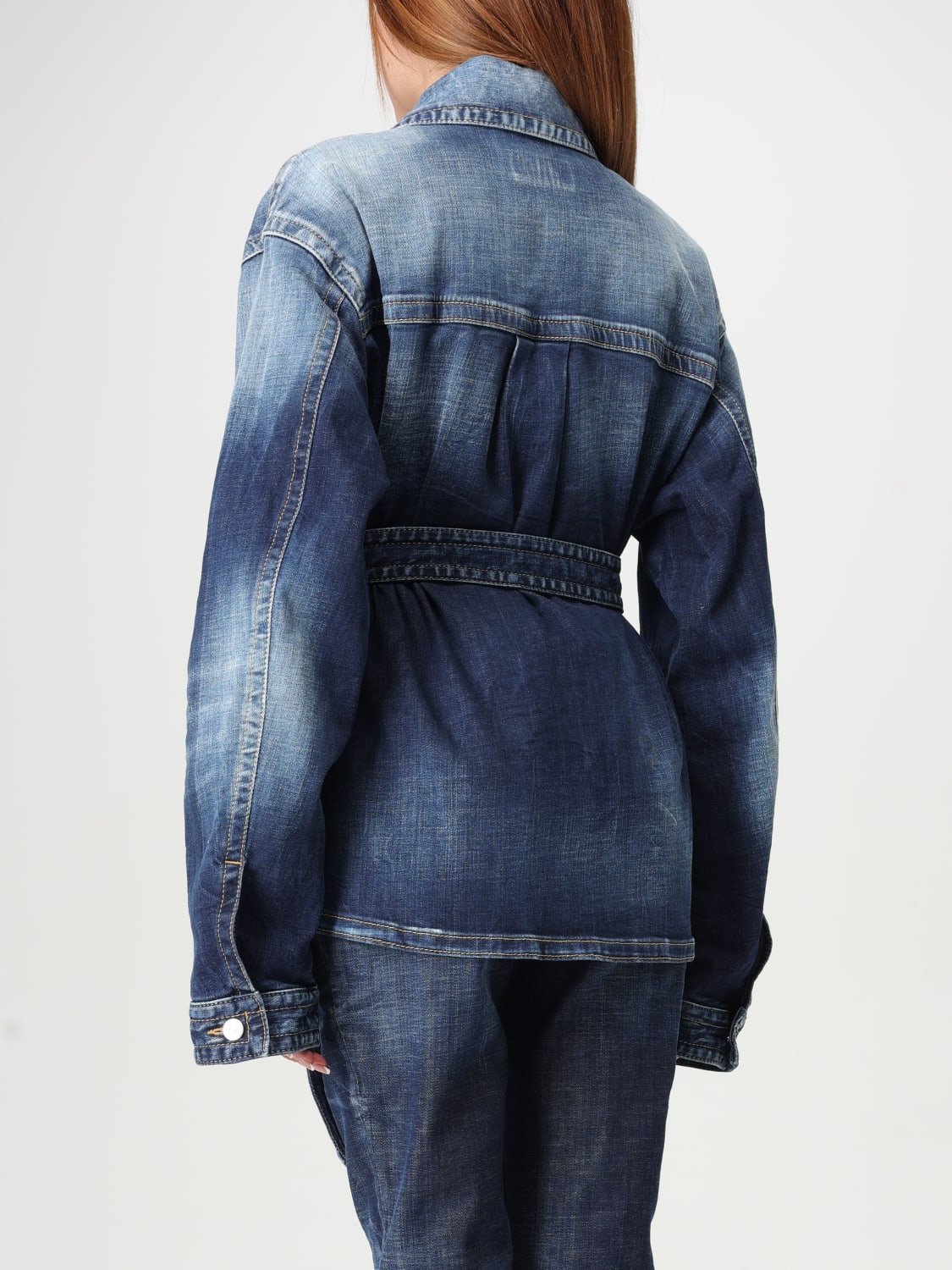 ジャケット DSQUARED2 Woman Jacket Denim S75DL0906S30664 470 DSQUARED2: Shirt woman - Denim | Dsquared2 jacket