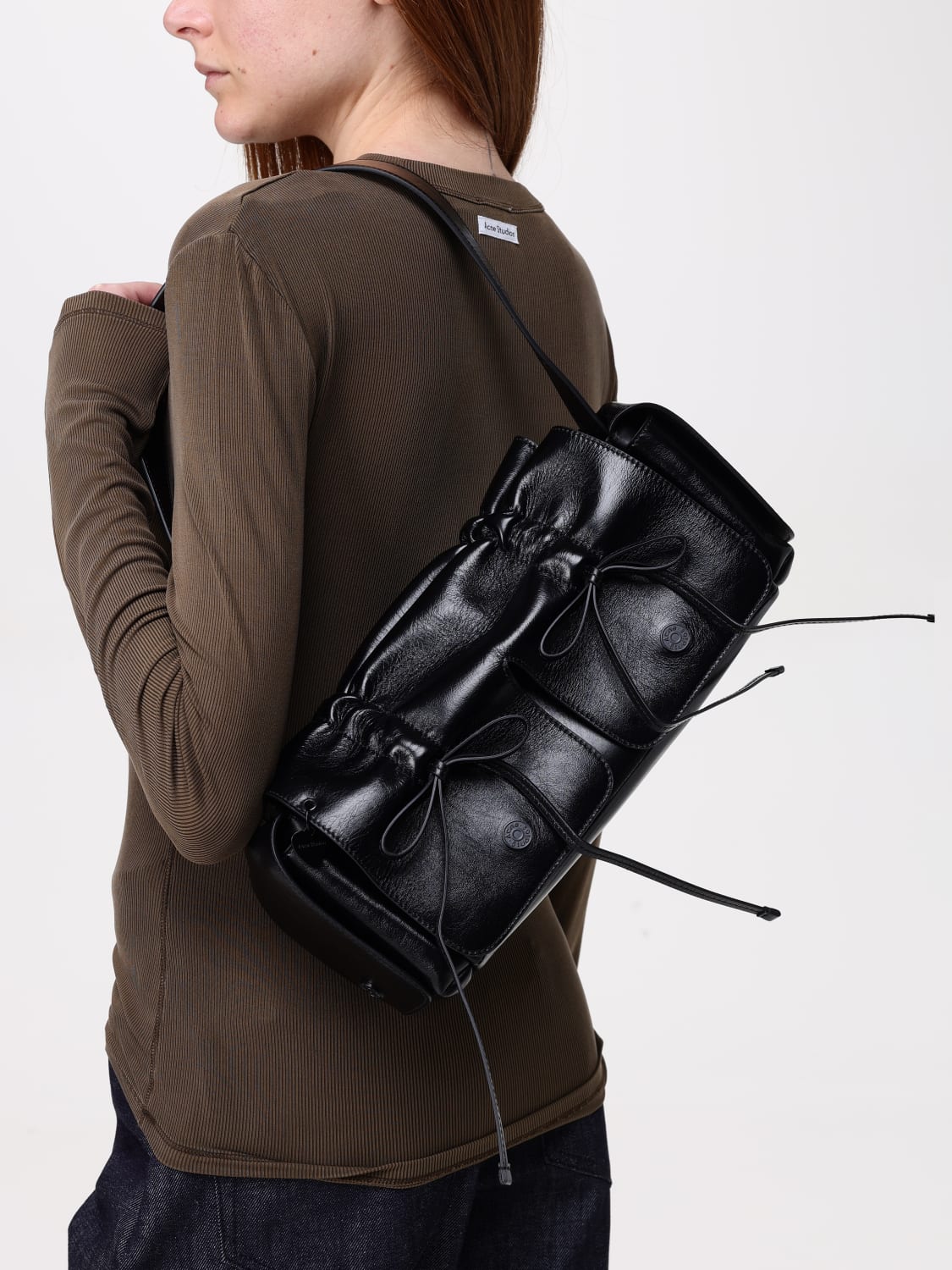 ACNE STUDIOS：ハンドバッグ レディース - ブラック | GIGLIO