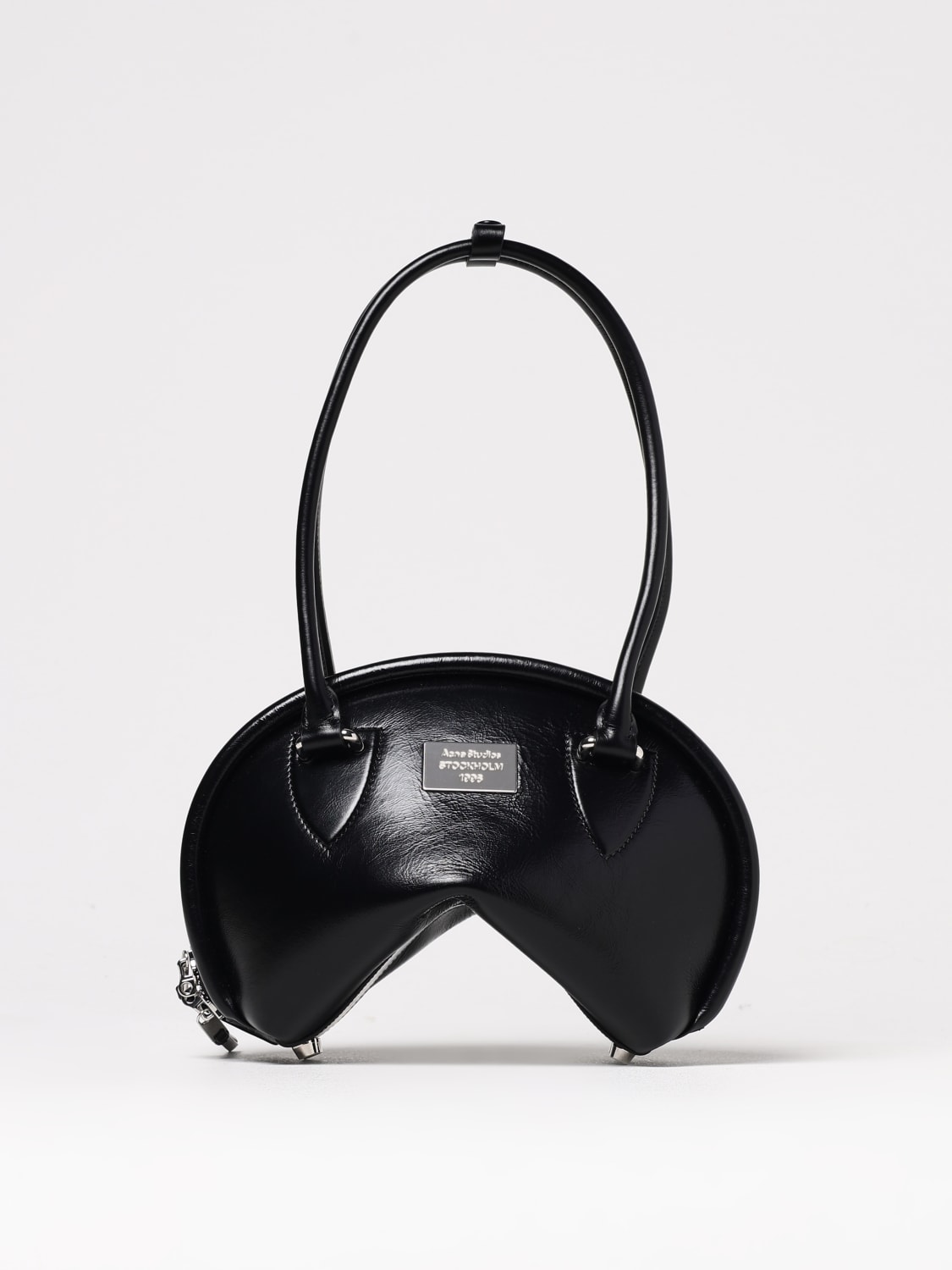 ショルダーバッグ・ポシェット ACNE STUDIOS Woman Shoulder bag Black A10420 900 ACNE STUDIOS: Mini bag woman - Black | Acne Studios shoulder