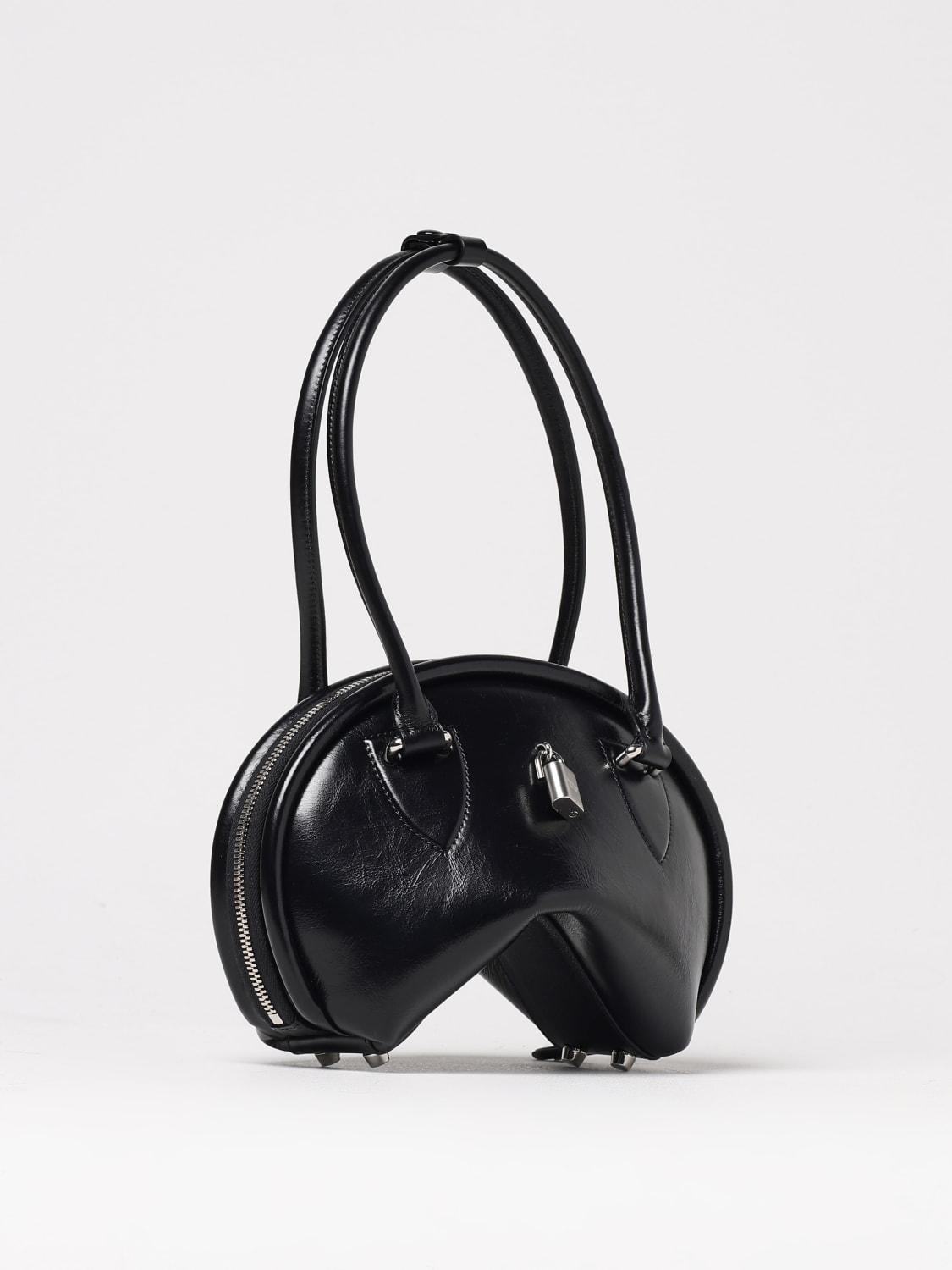 バッグ・カバンその他 ACNE STUDIOS Woman Mini bag Black A10351 900 Acne Studios - Platt mini shoulder bag - Black