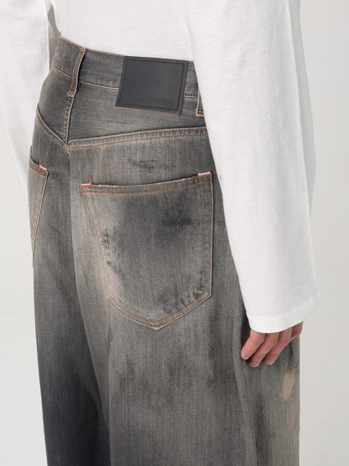 ACNE STUDIOS JEANS: Jeans men Acne Studios, Black - Img 5