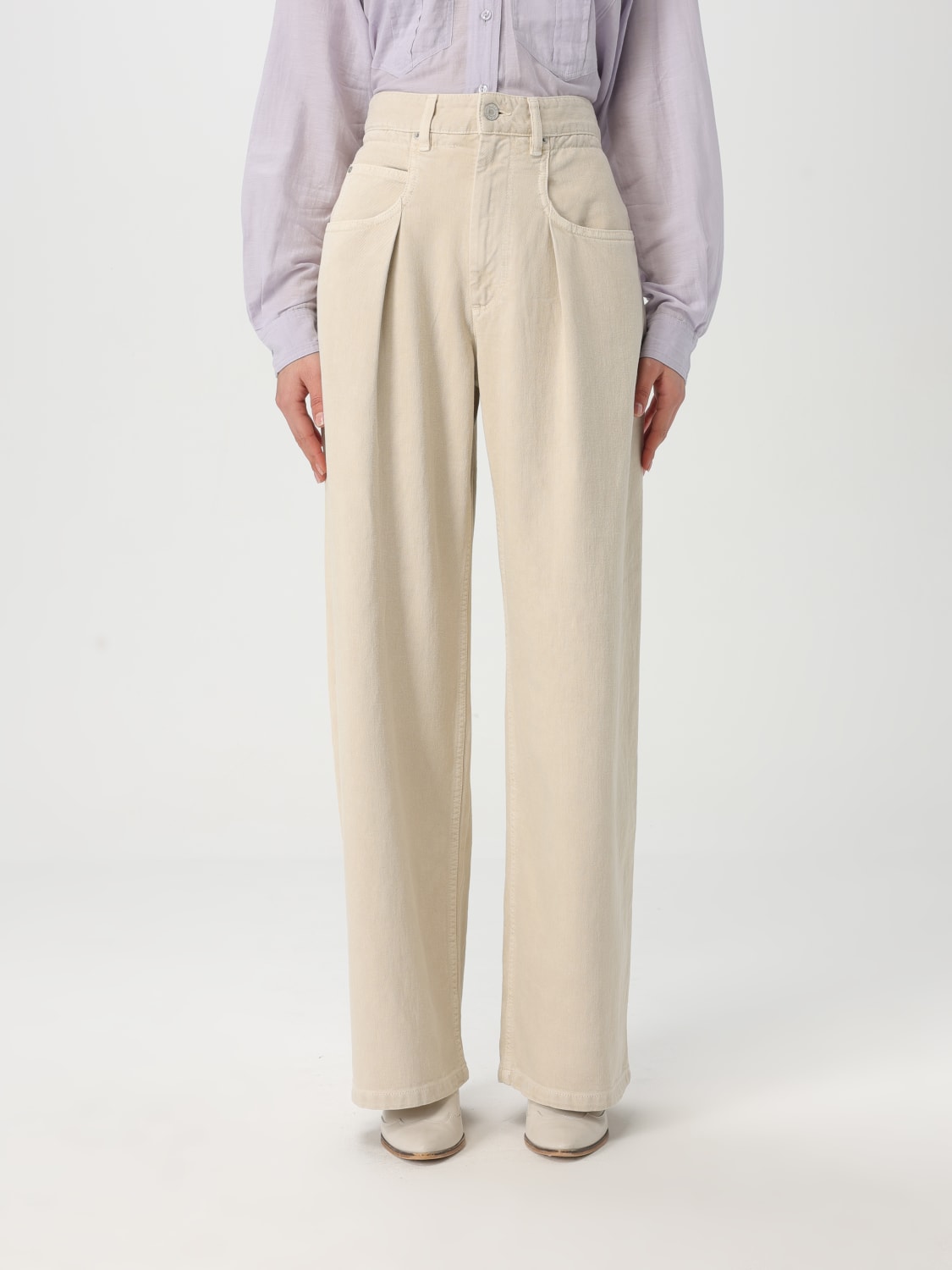 Isabel Marant Etoile PA0501FBC1H01E30LU 関税送料込 ISABEL MARANT ETOILE: Jeans woman - Beige | Isabel Marant