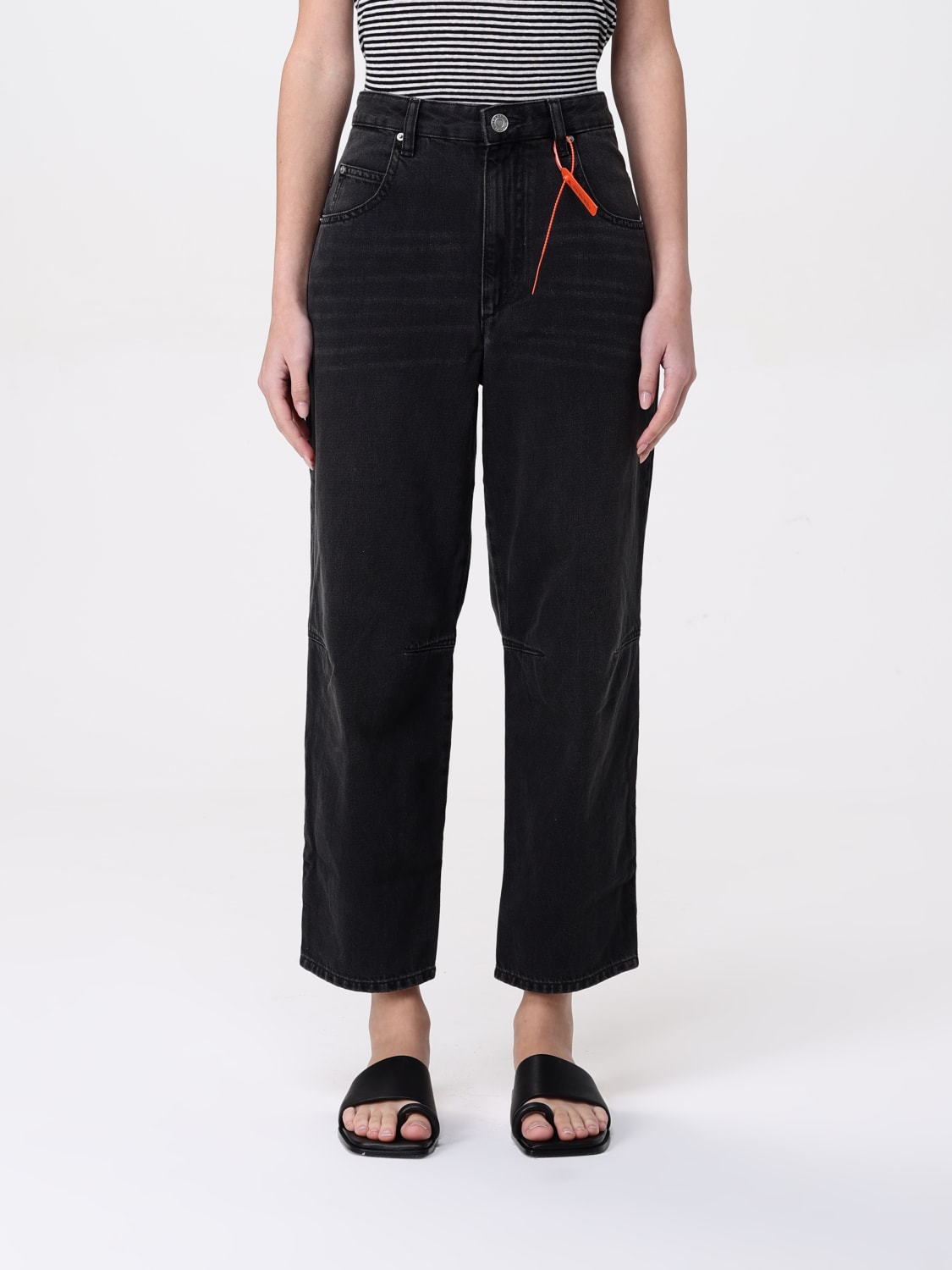デニム・ジーパン ISABEL MARANT ETOILE Woman Jeans Black PA0525FAC1H01E 02FK ISABEL MARANT ETOILE: Jeans woman - Black | Isabel Marant