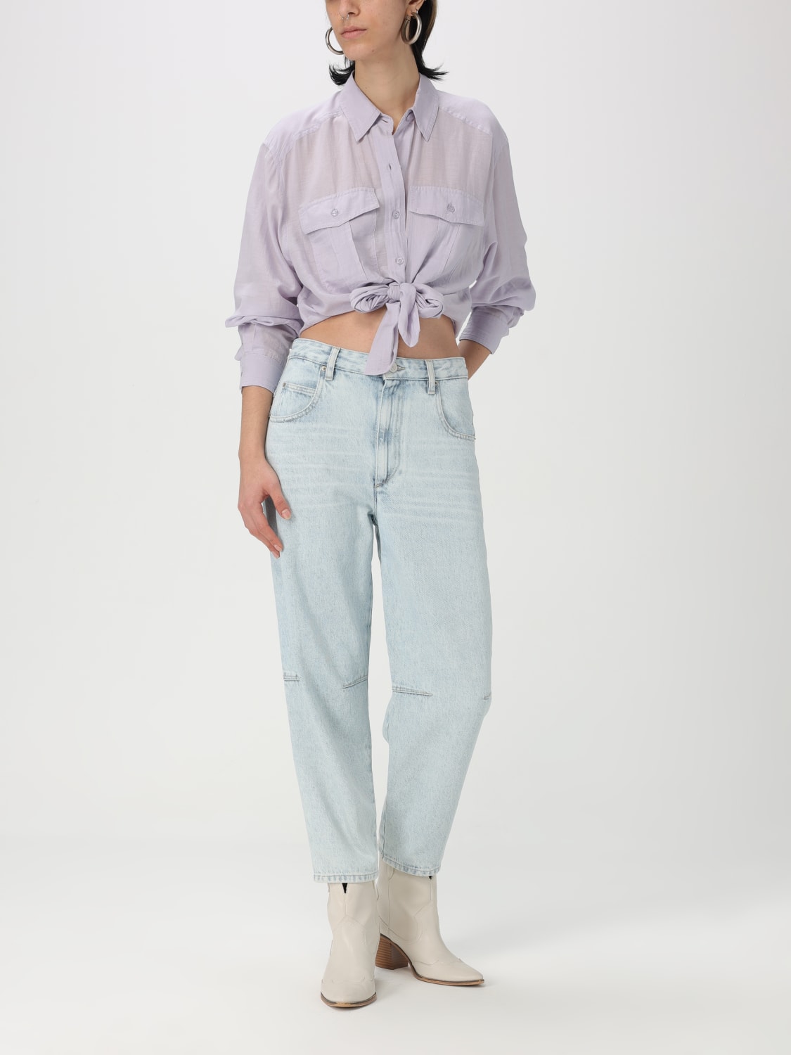 ISABEL MARANT ETOILE JEANS: Jeans femme Isabel Marant Etoile, Bleu - Img 2