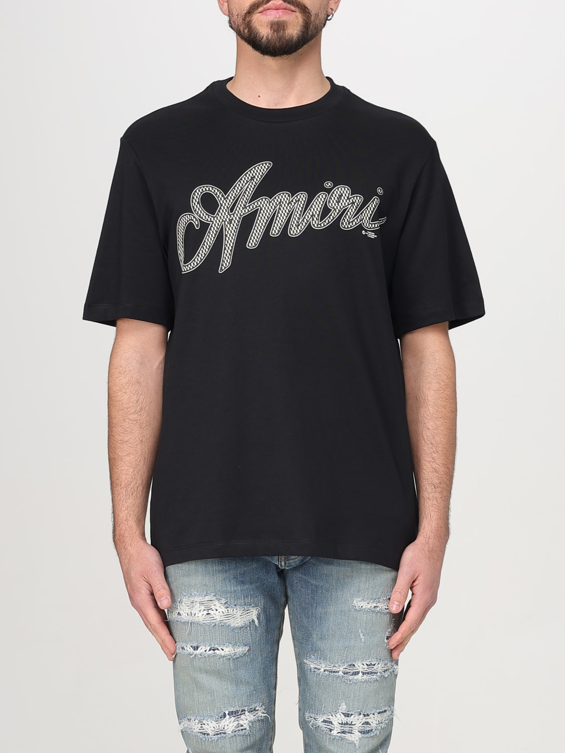AMIRI: T-shirt men - Black | Amiri t-shirt AMJYTE1193 online